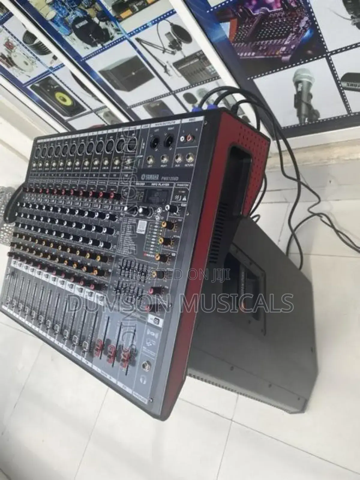 12 Channels Yamaha Powered Mixer With Bluetooth and Usa