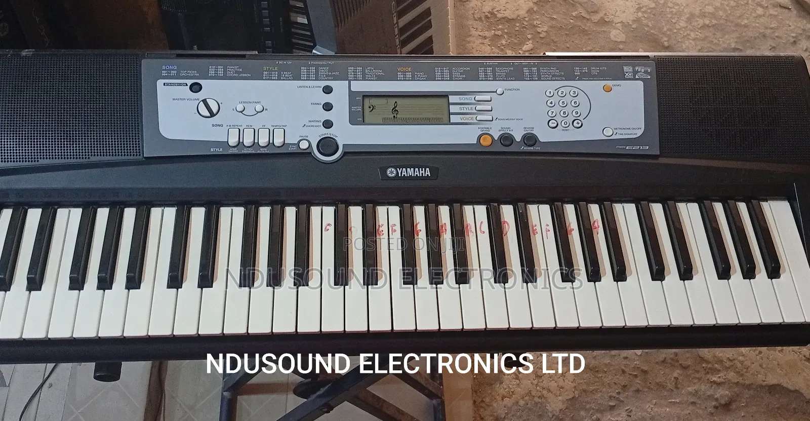 Uk Used Yamaha PSR E213