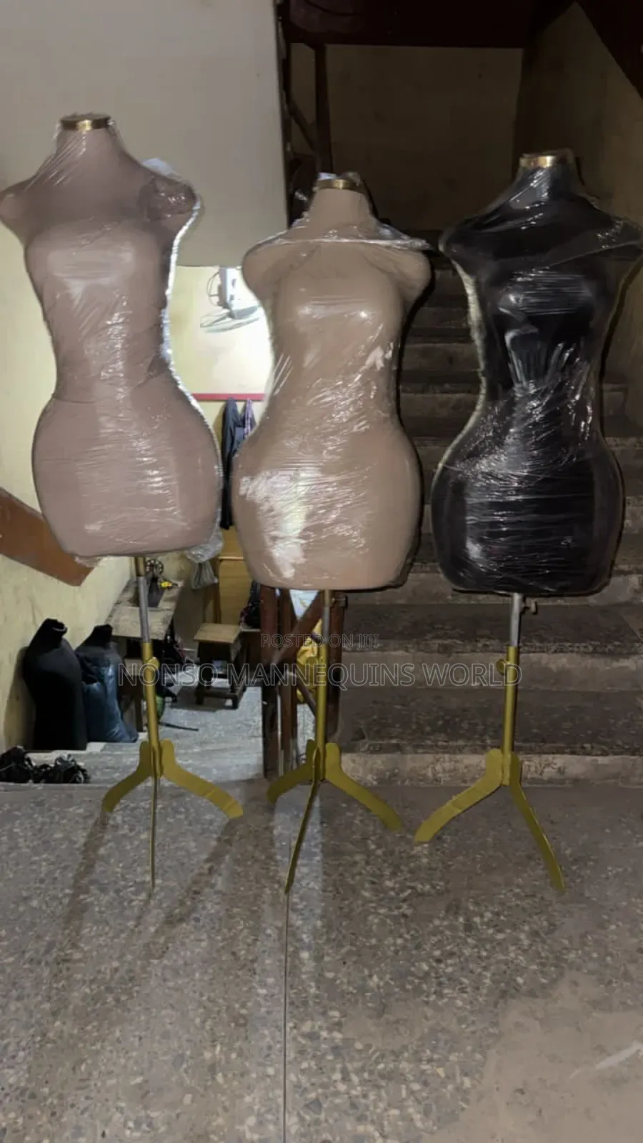 Bbl Naija Made Female Body Form With Metal Base