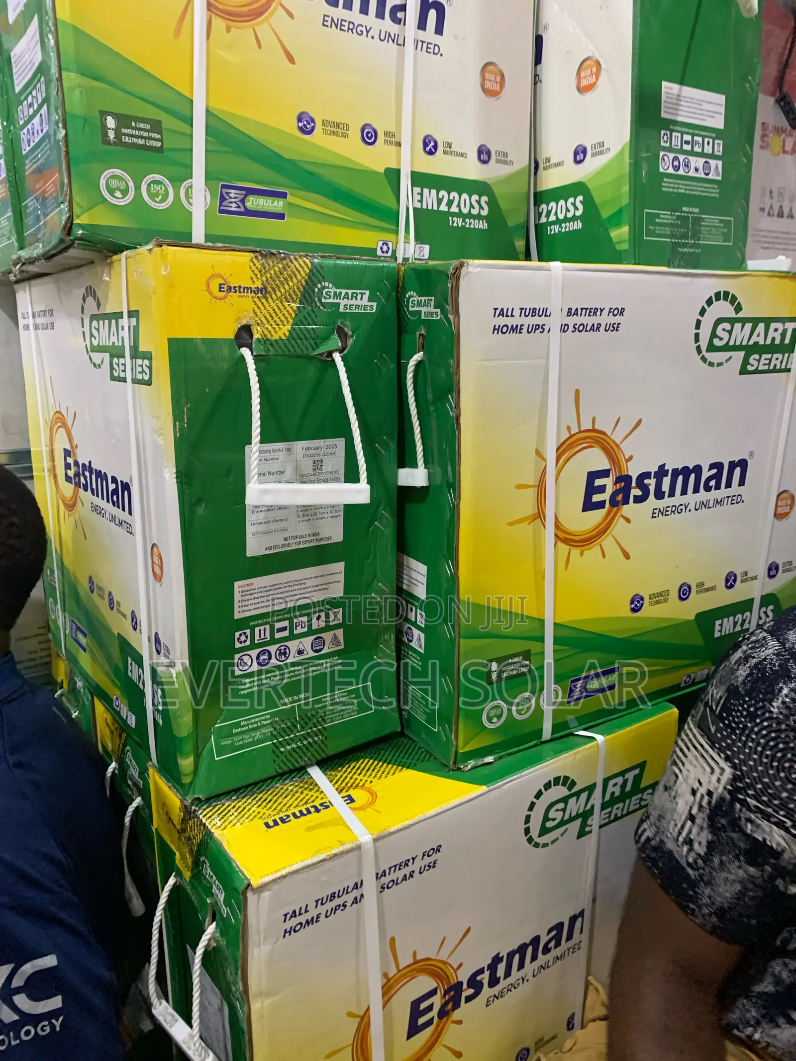 Eastman Smart Series 220 Ahms Tubular Battery
