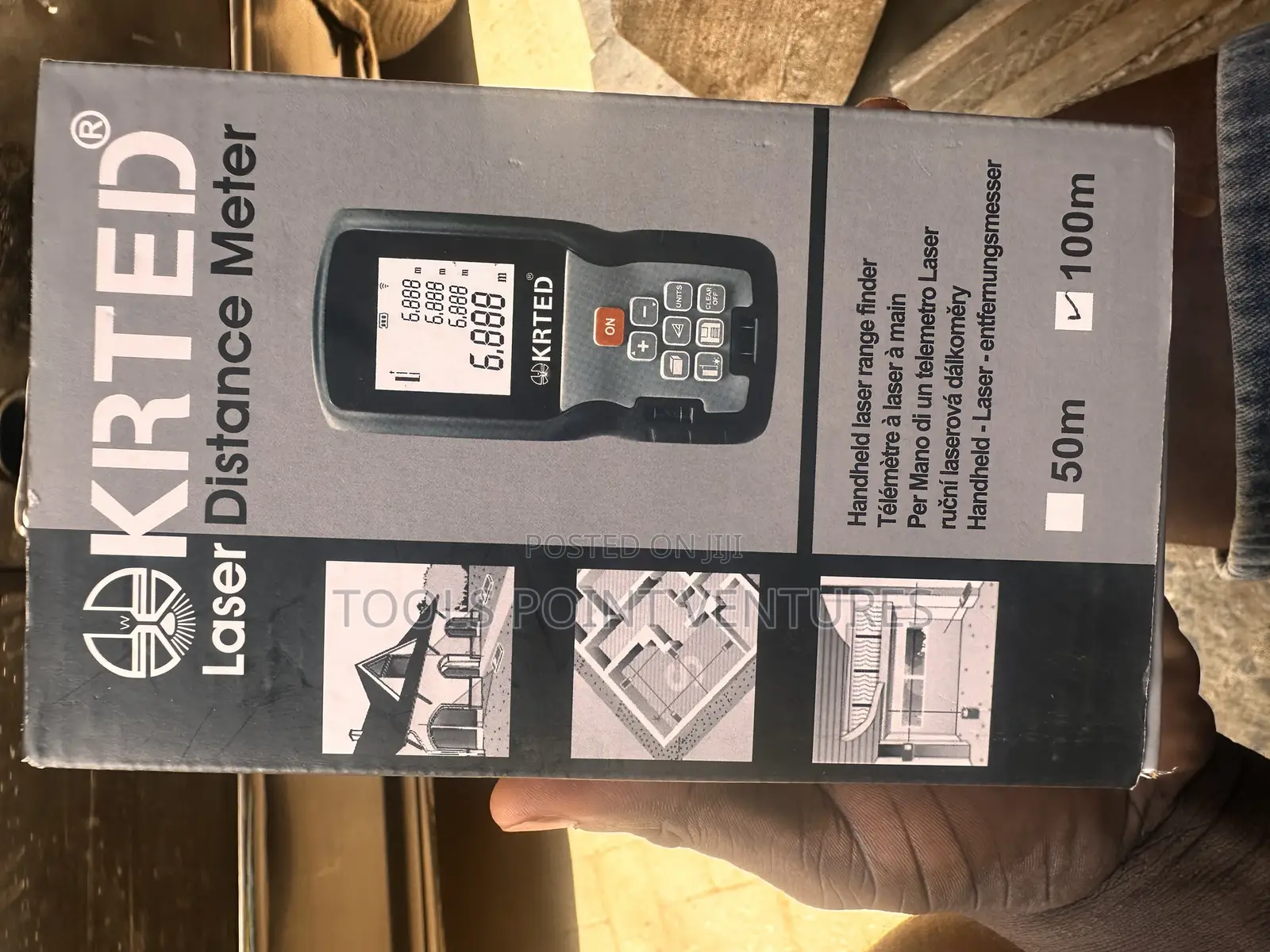Krted Laser Distance Meter 100m