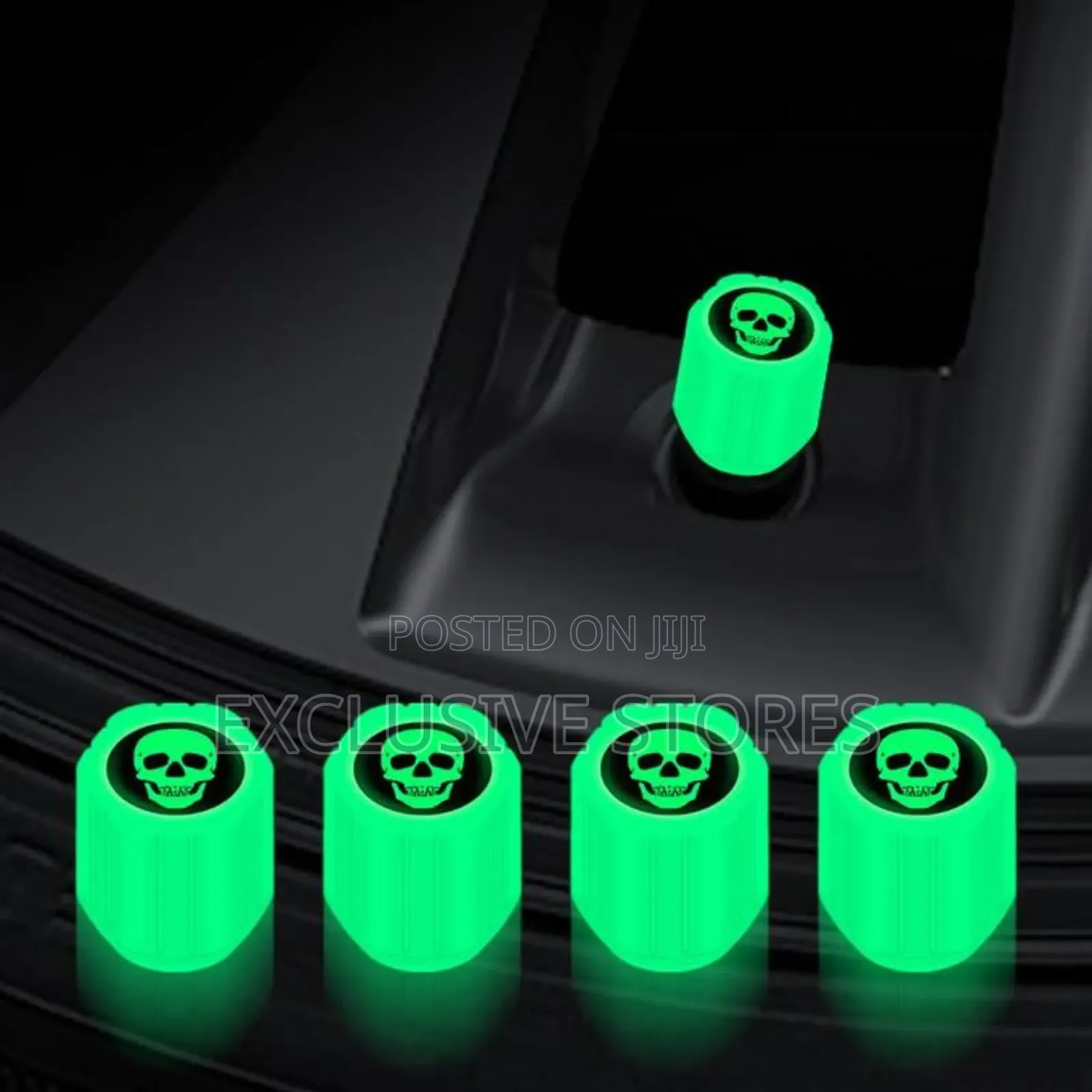 4pcs Luminous Car Tyre Valve