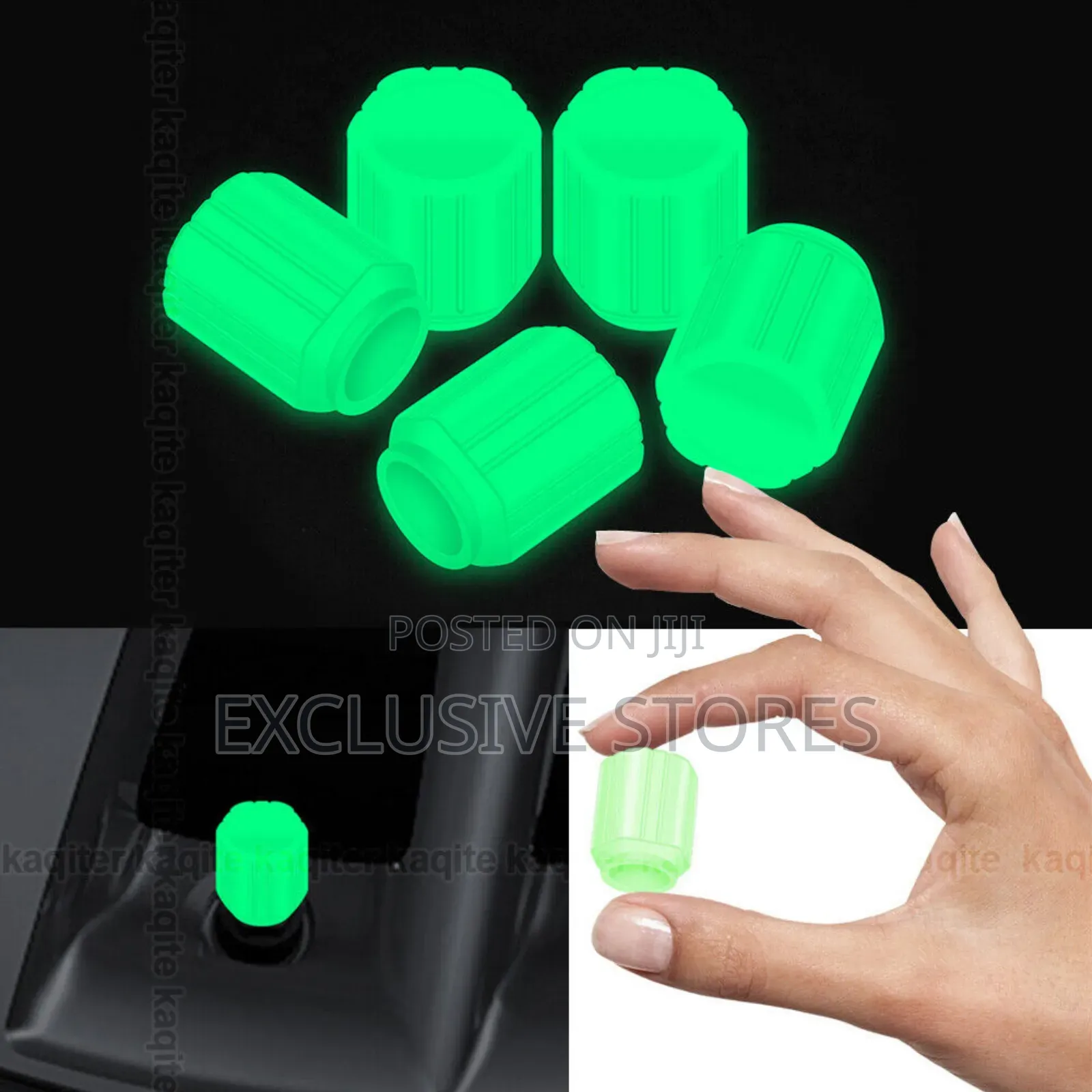 4pcs Luminous Car Tyre Valve