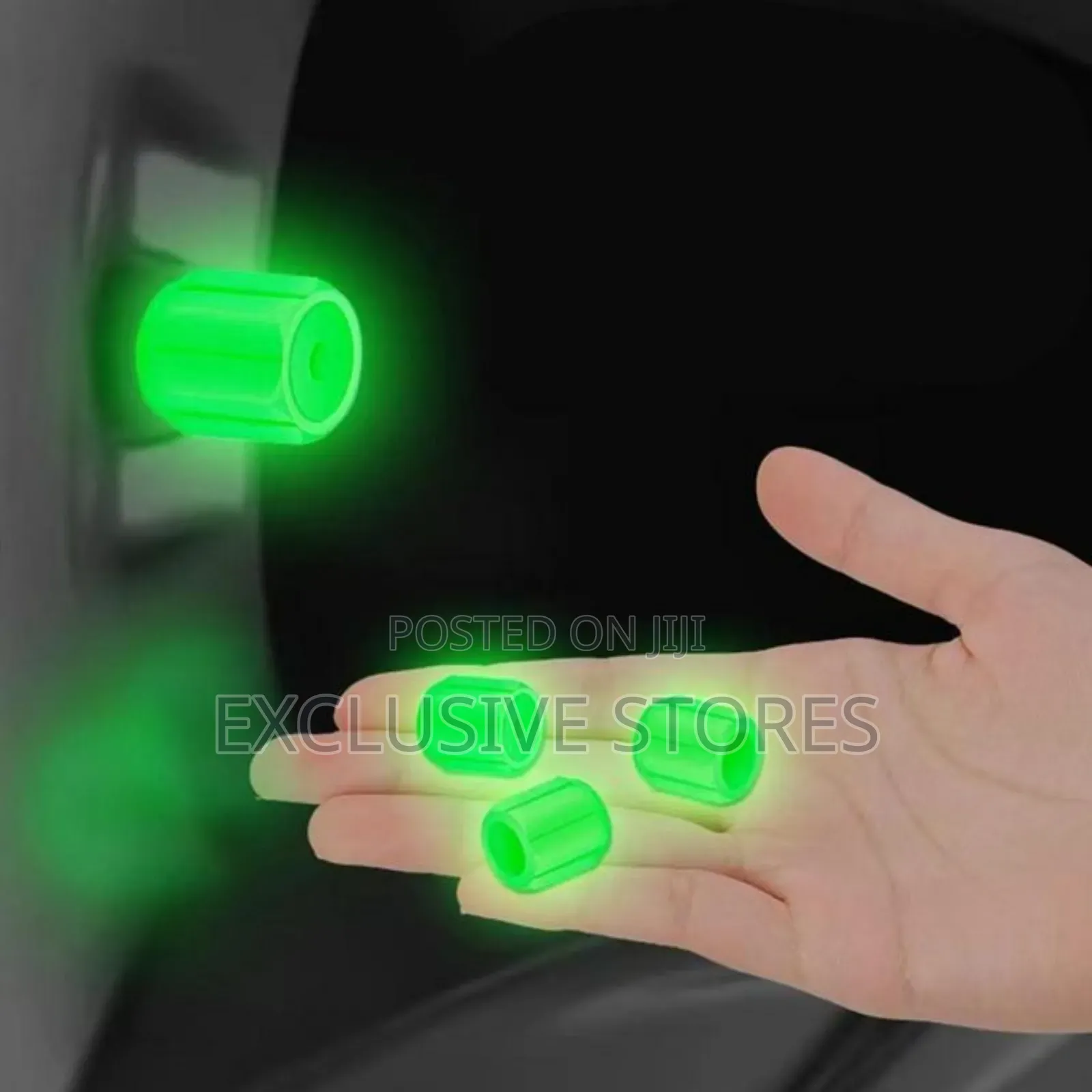 4pcs Luminous Car Tyre Valve