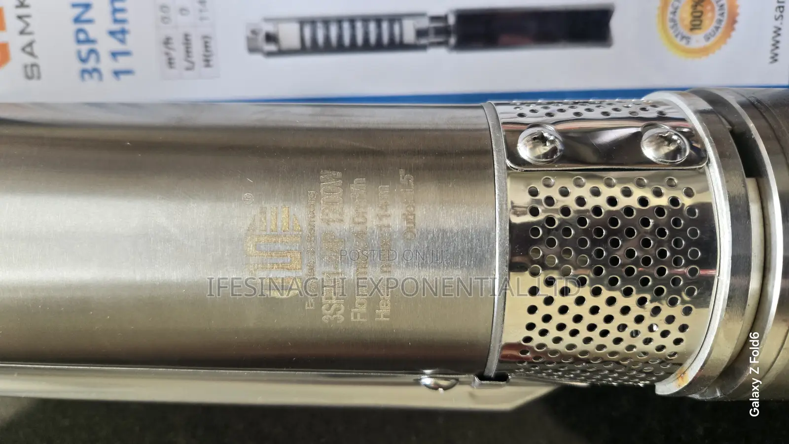 1,200 Wats Samking Dc Solar Submersible Pump