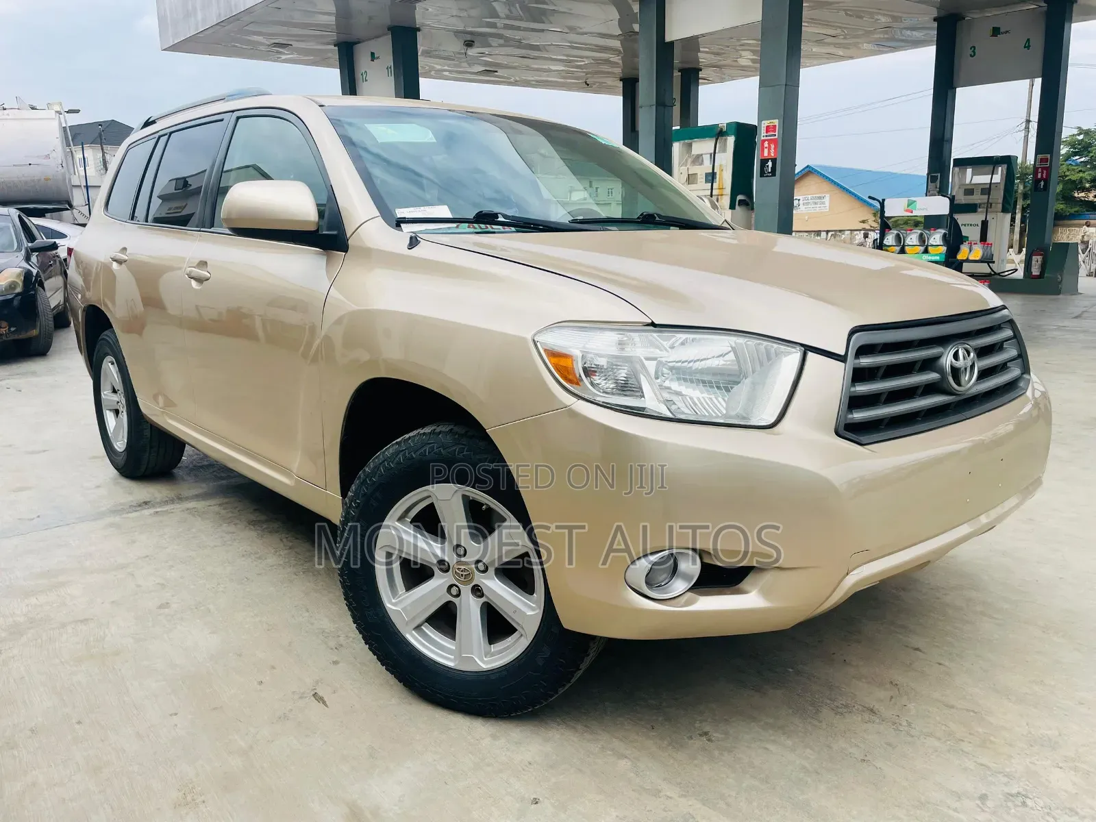 Toyota Highlander Sport 2009 Gold