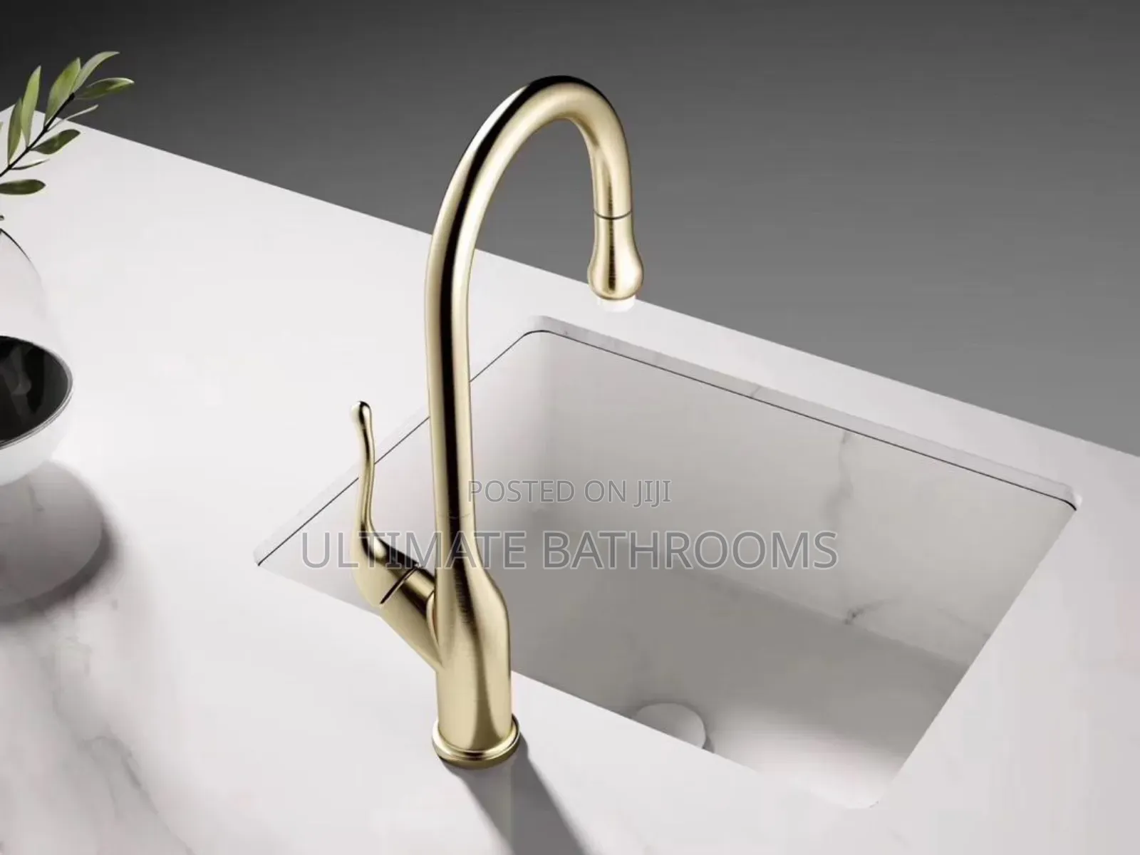 Tai Pull Out Gold Kitchen Mixer Faucet