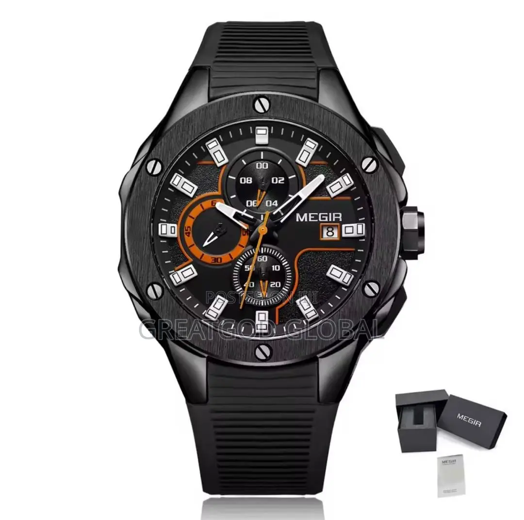Megir Active Chronograph Each as Seen With Box Carrier*