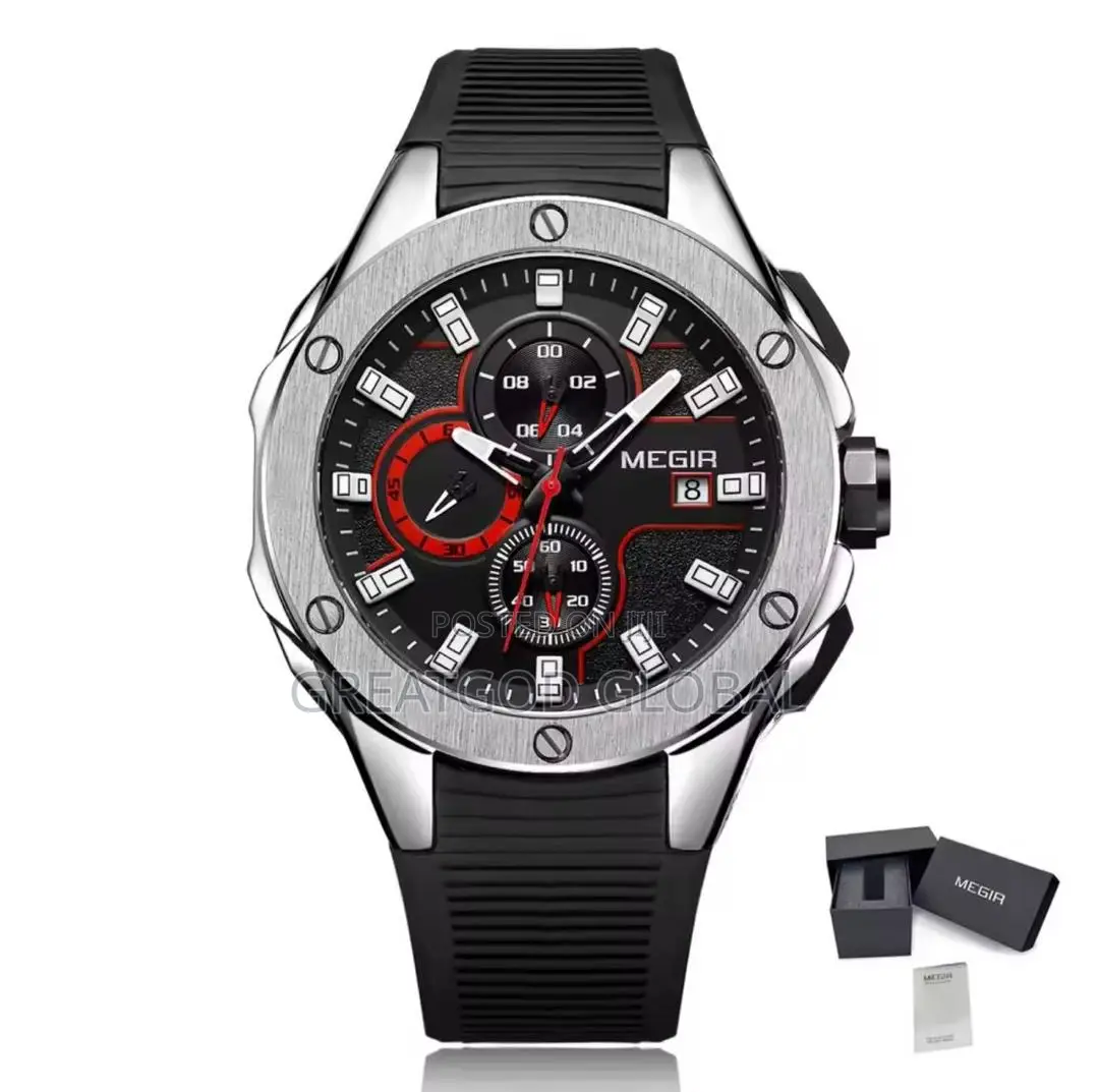 Megir Active Chronograph Each as Seen With Box Carrier*