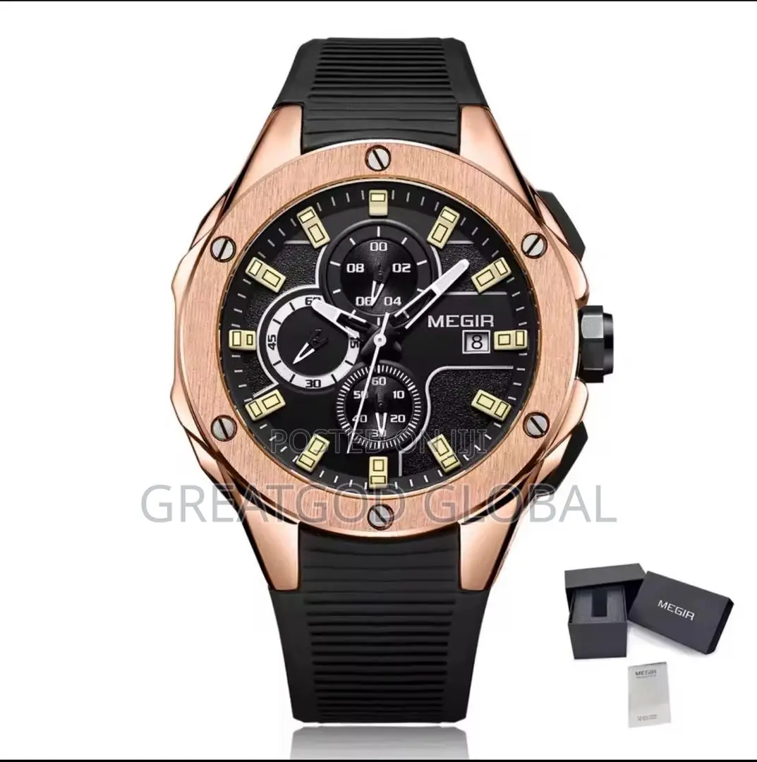 Megir Active Chronograph Each as Seen With Box Carrier*