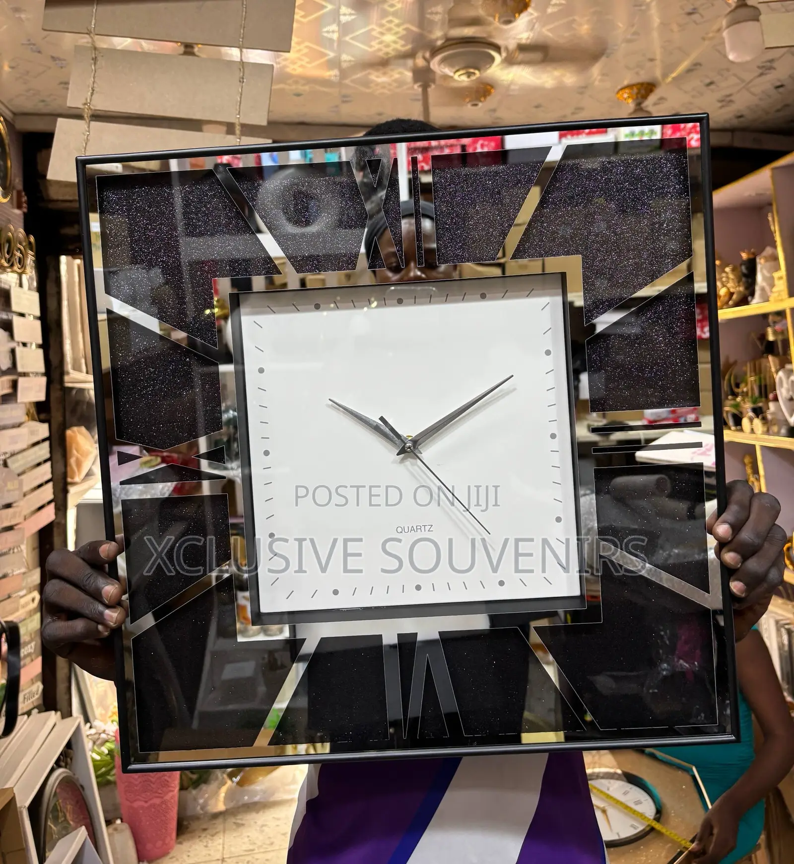 Glitter Clock - Midi