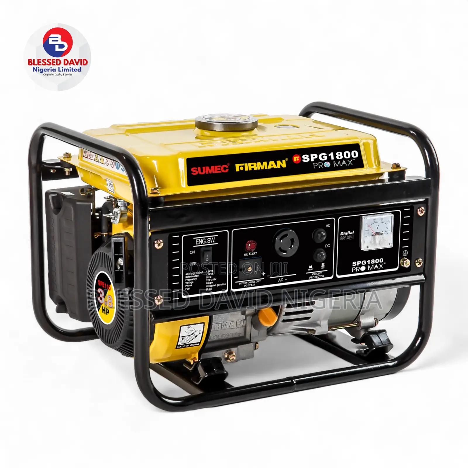Sumec Firman 1800 Pro Max 1.1kva Manual Generator Copper