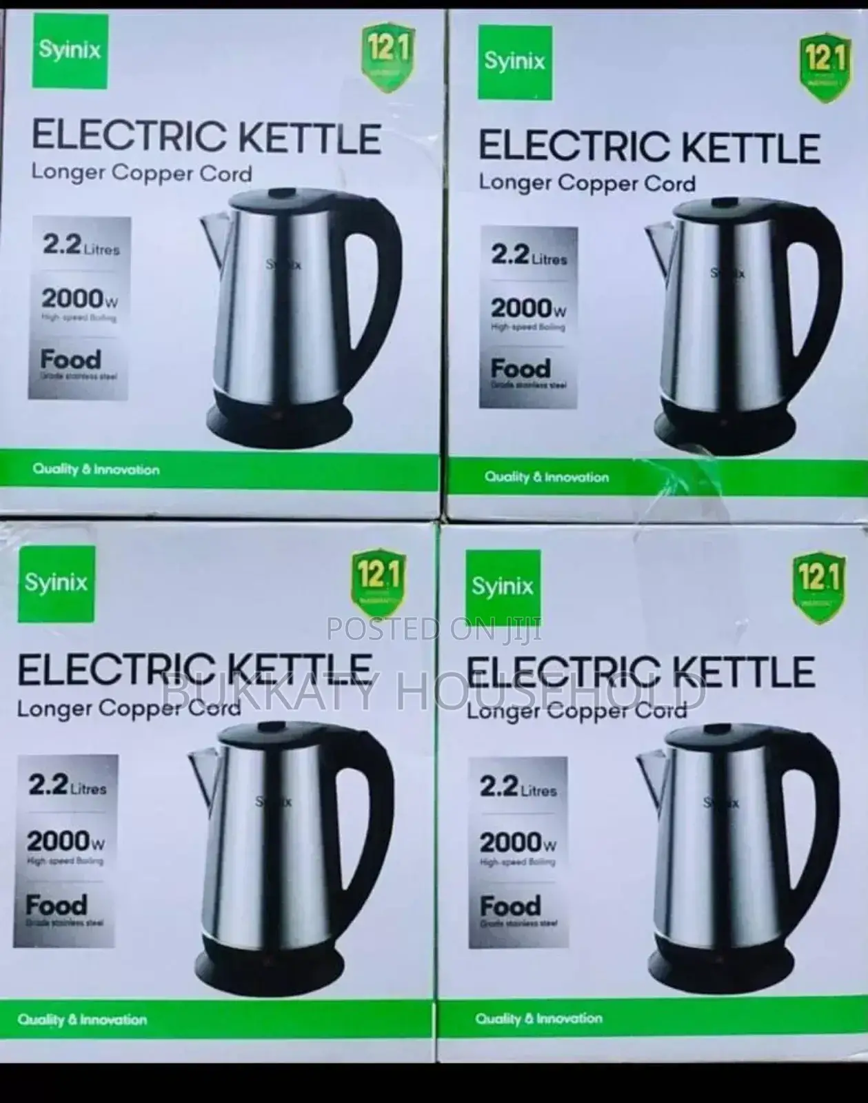 Original Synix Electric Kettle for Souvenirs