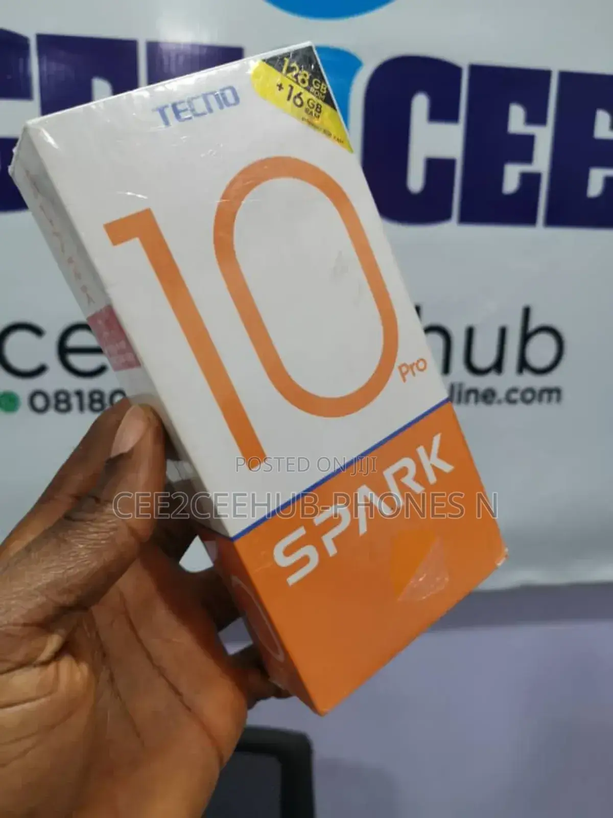 New Tecno Spark 10 Pro 128 GB Black