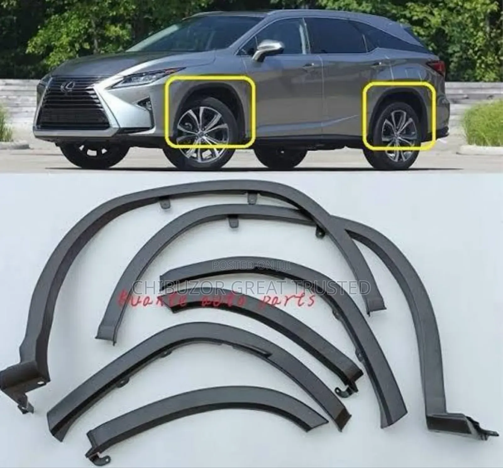 Complete Side Chrome Padded for Rx 350 2016/2022