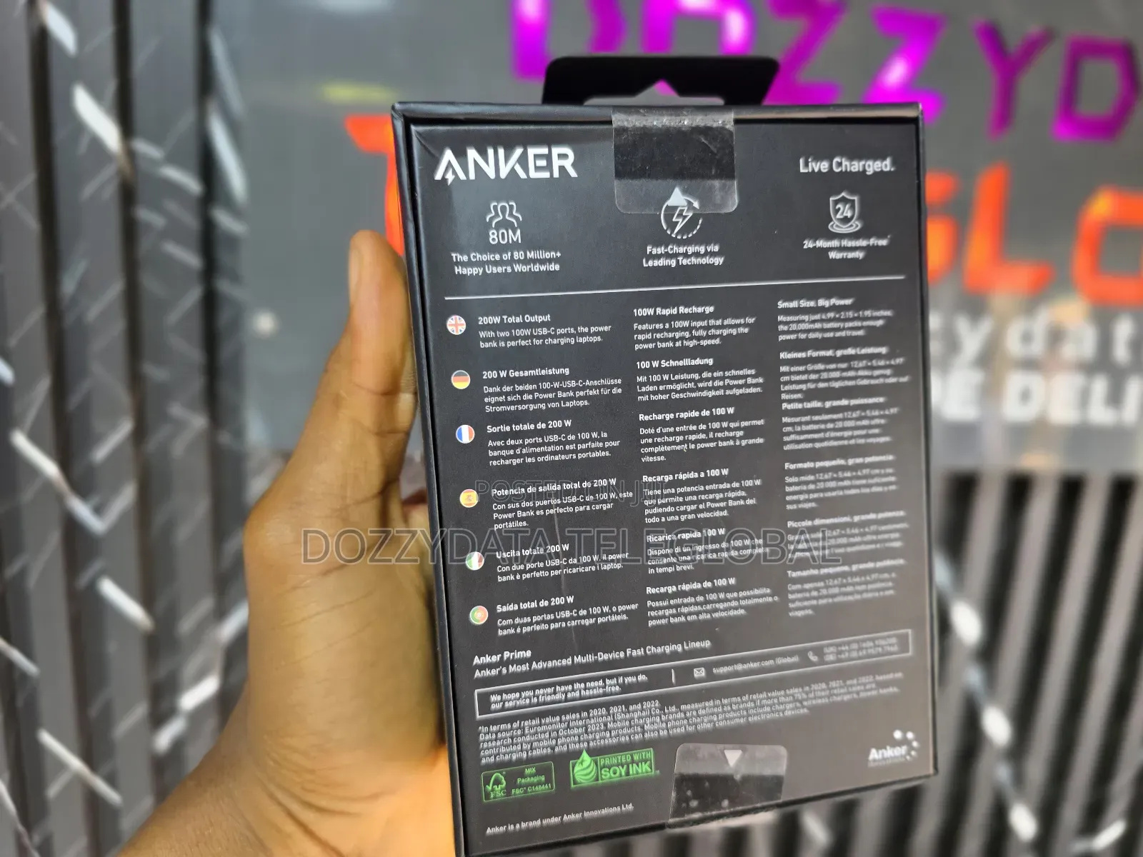 Anker Prime 20000mah Powerbank 200w