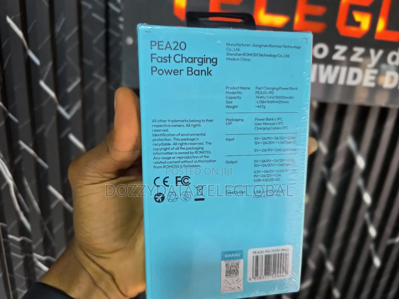 Romoss 20000mah 30w Fast Charging Power Bank