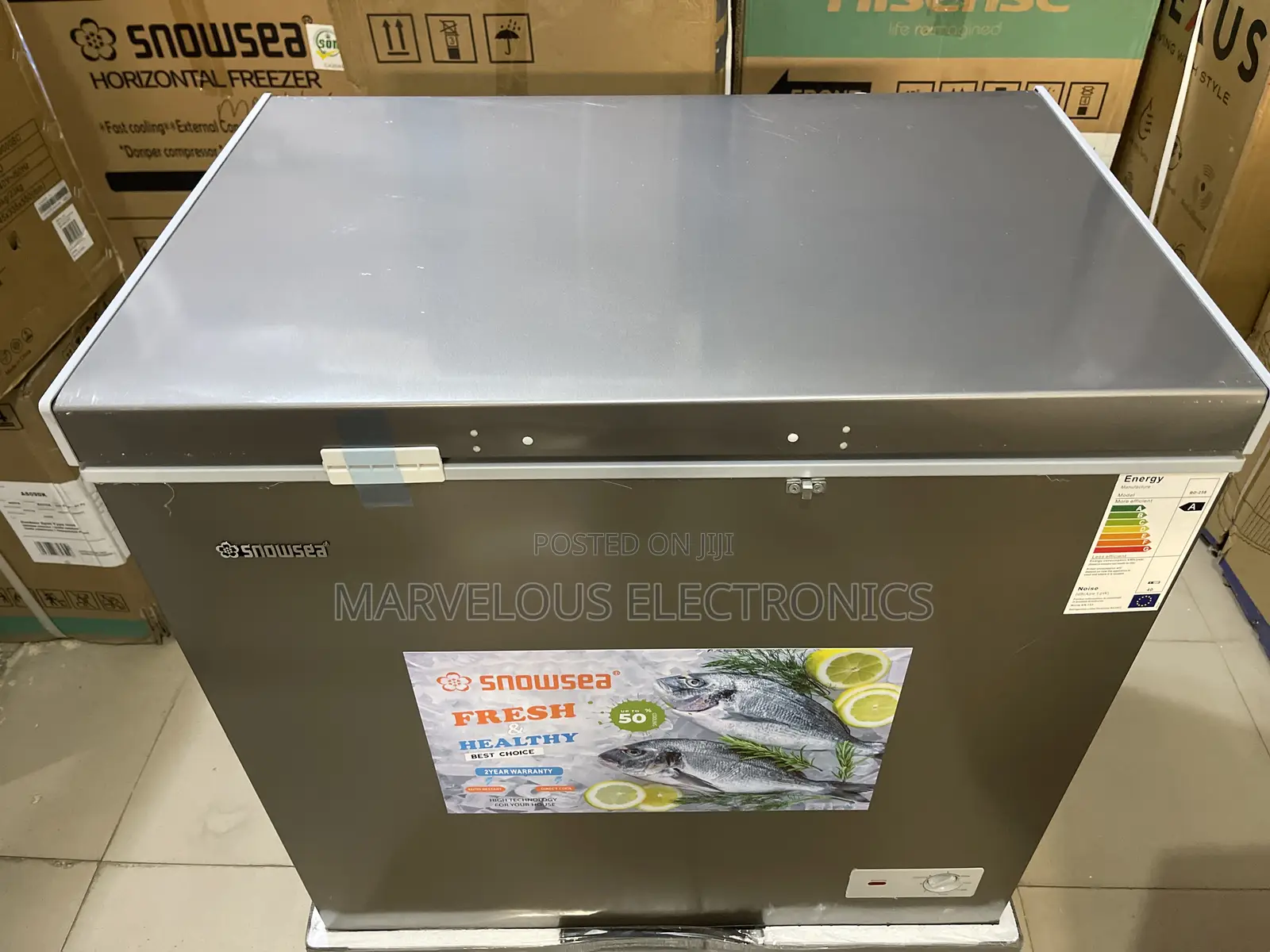 Brand New Snoswea Powerful Engine Chest Freezer Model 258g