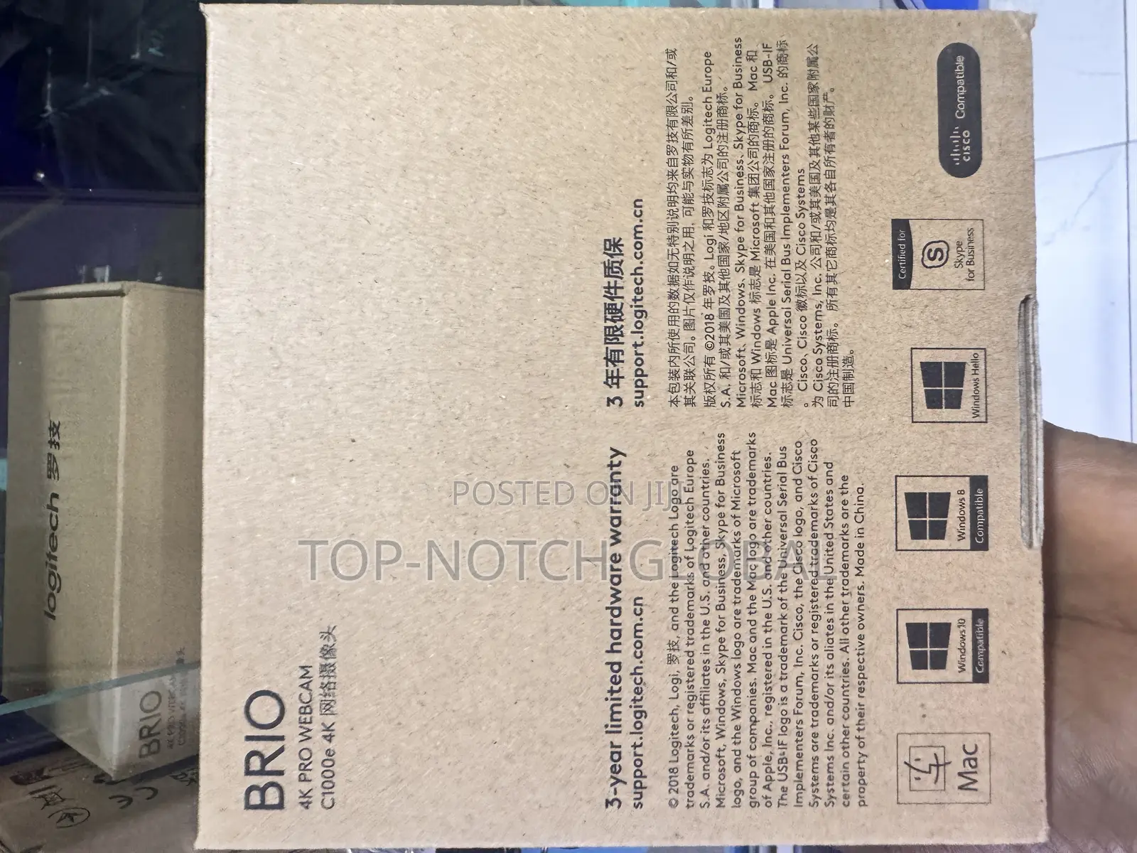 Brio Logitech Webcam
