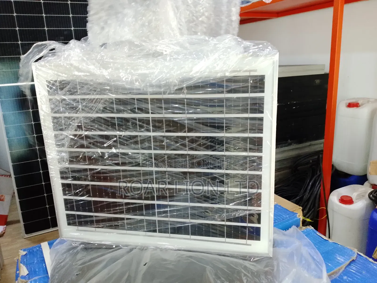 16inch Solar Rechargeable Fan With Panel
