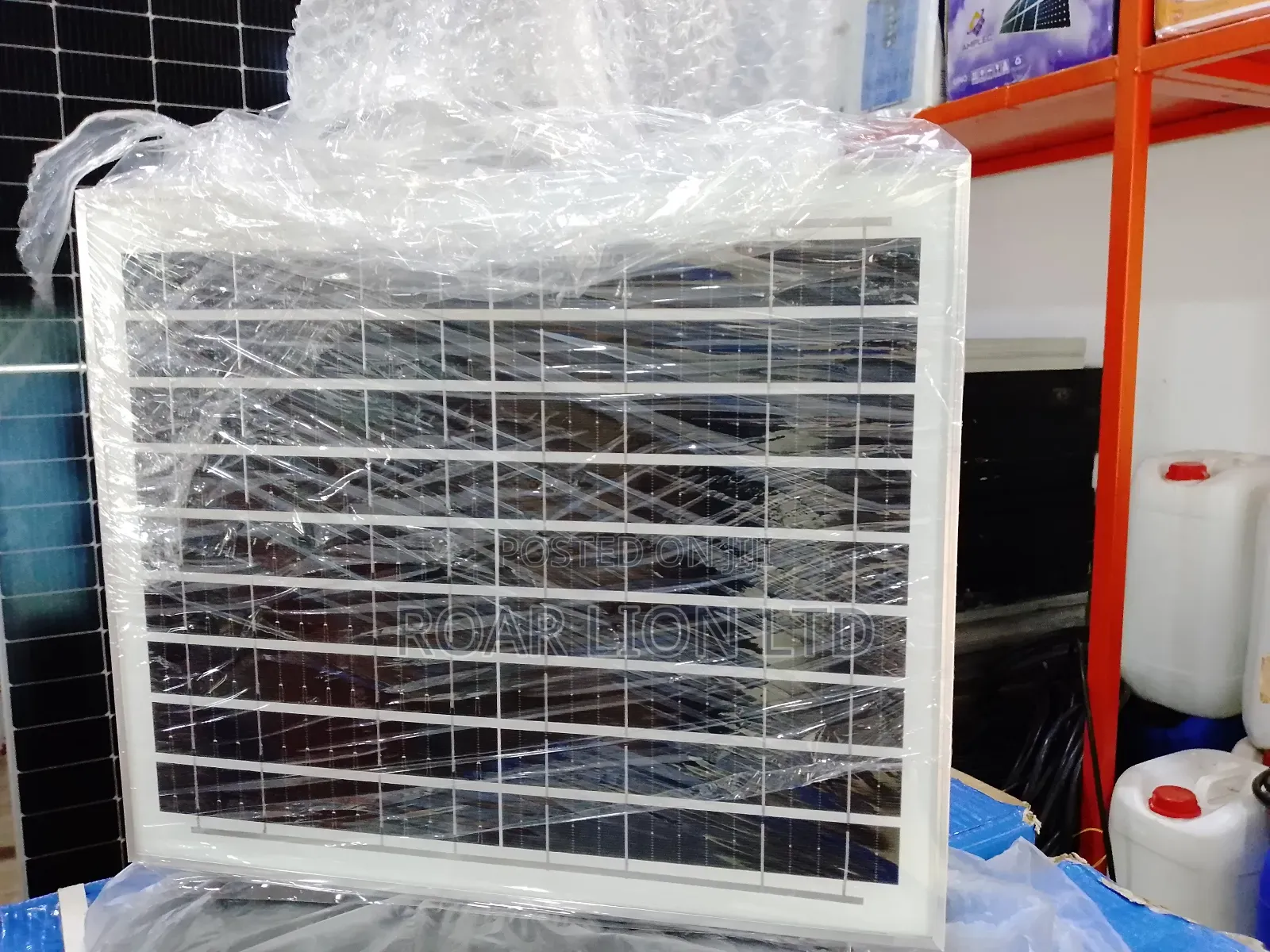 16inch Solar Rechargeable Fan With Panel