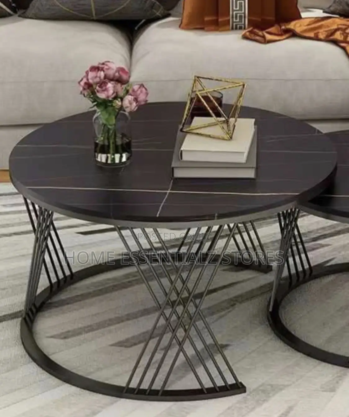 Faux Marble Center Table - Nordic Nest Glamorous Centre Tables Set