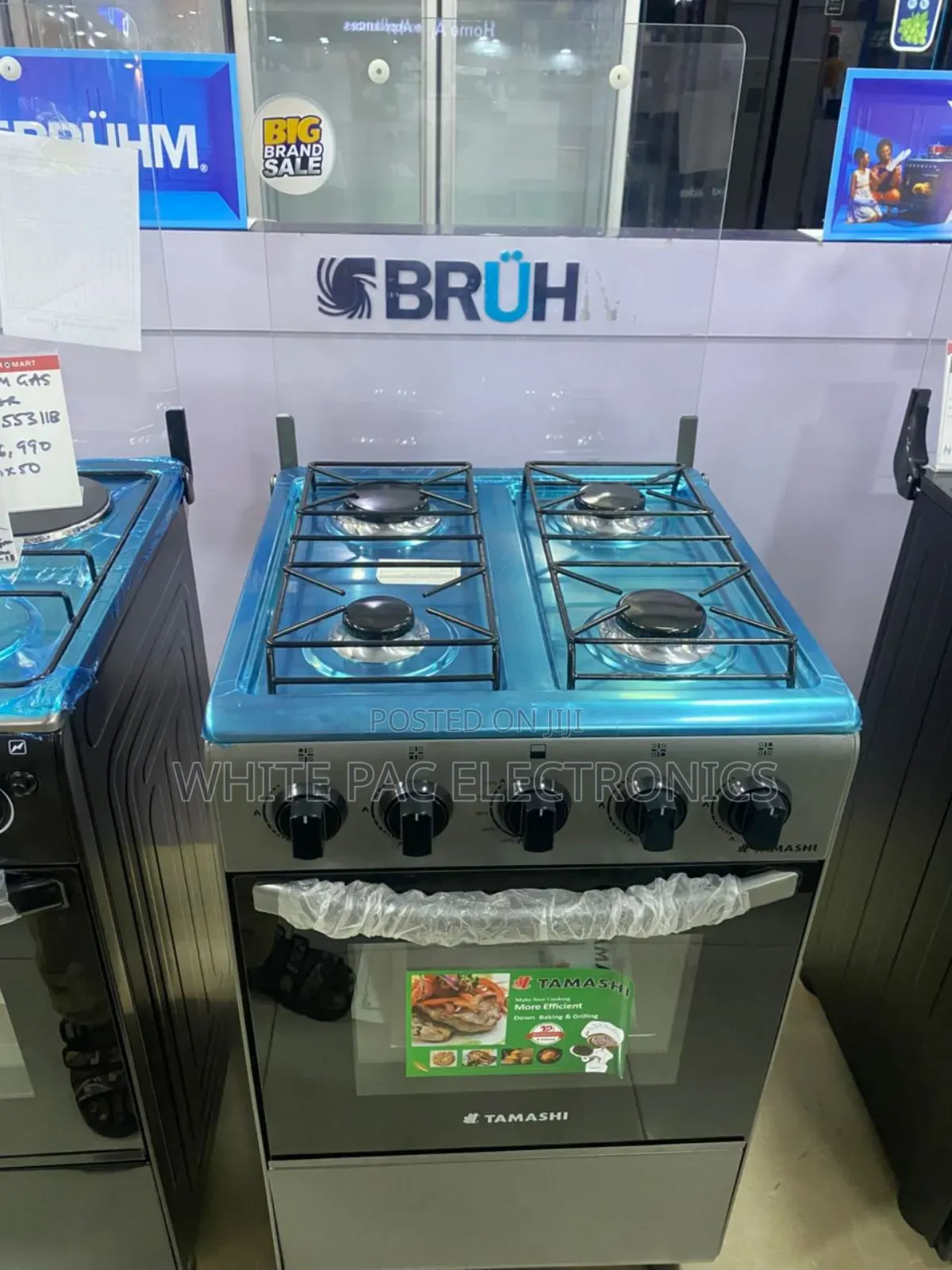 Tamashi Standing 4 Gas Burner Manuel With Oven Grill>2yrs