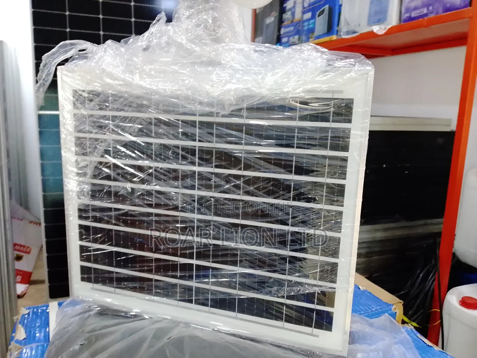 16inch Solar Rechargeable Fan With Panel