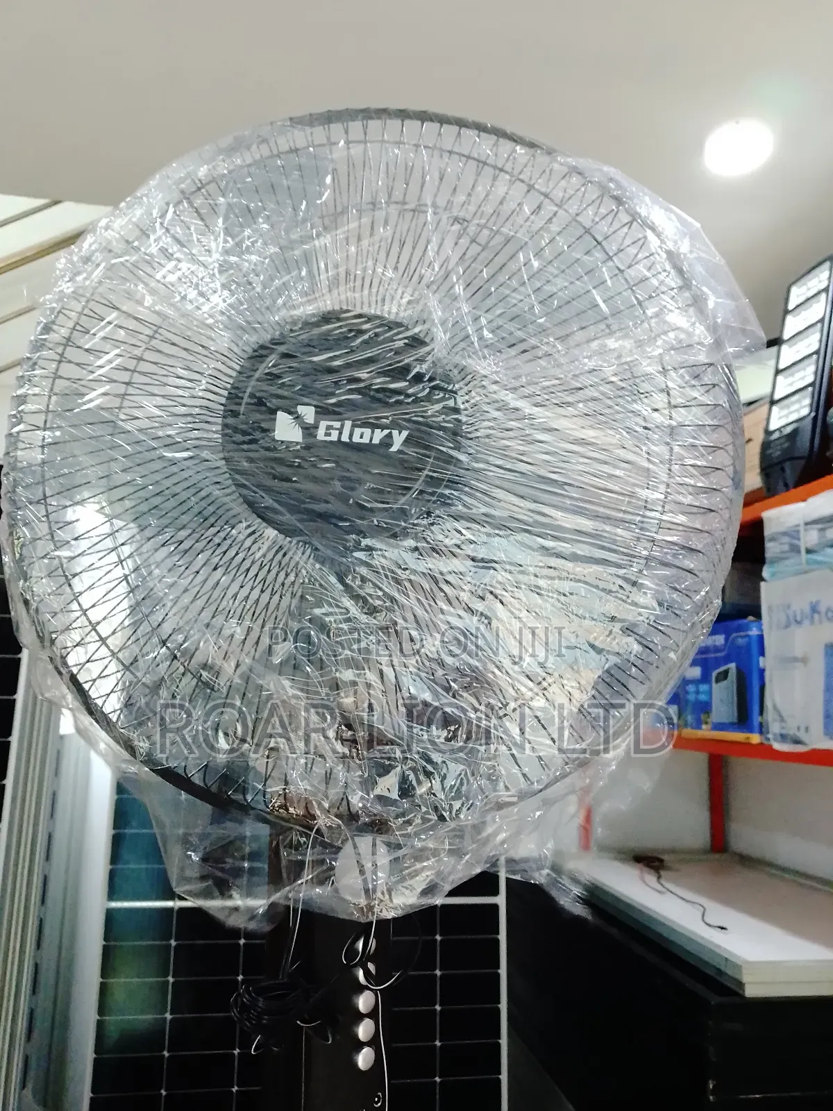 16inch Solar Rechargeable Fan With Panel
