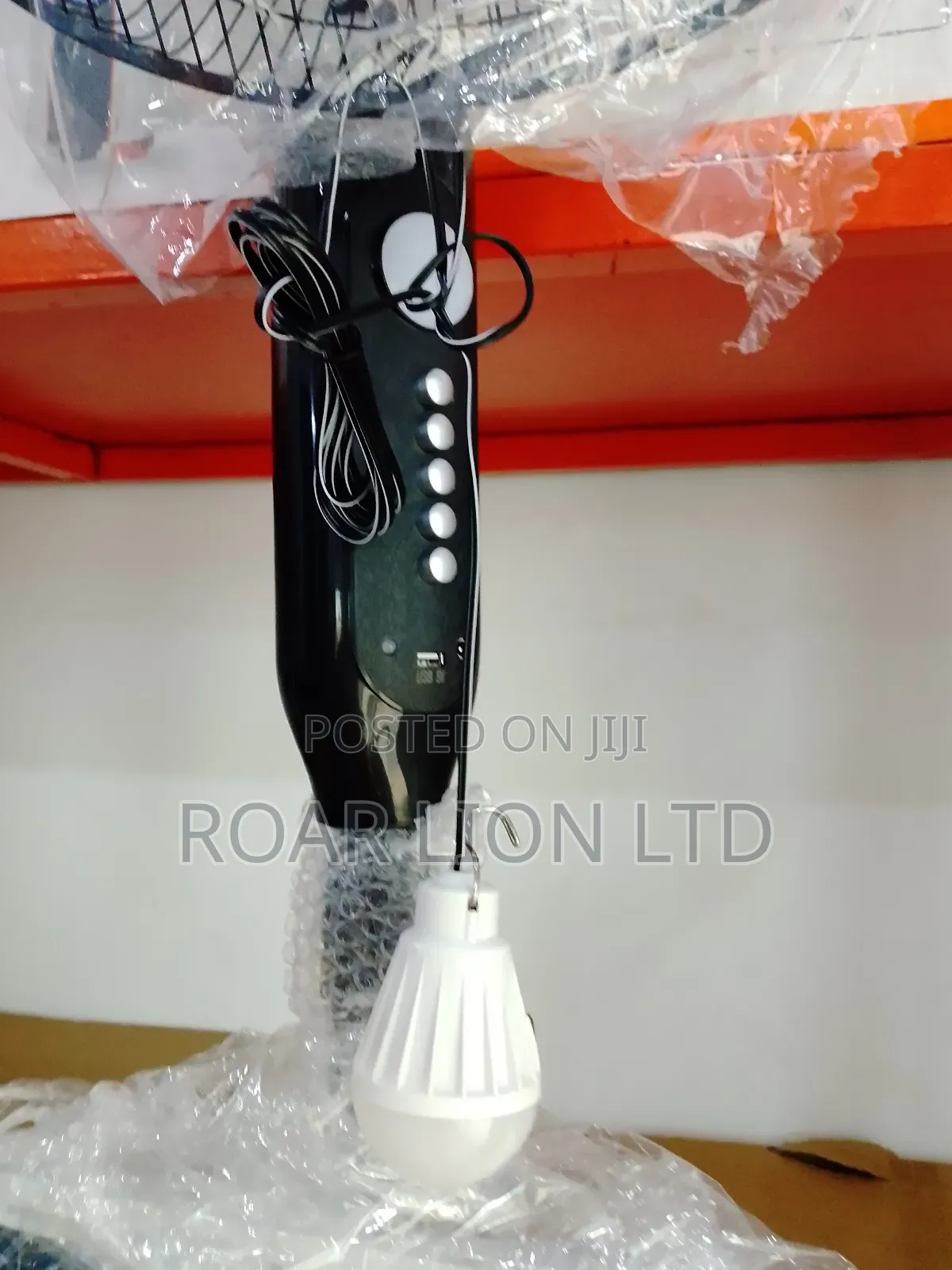 16inch Solar Rechargeable Fan With Panel