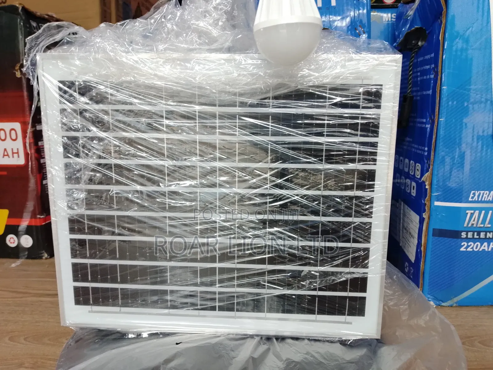 16inch Solar Rechargeable Fan With Panel