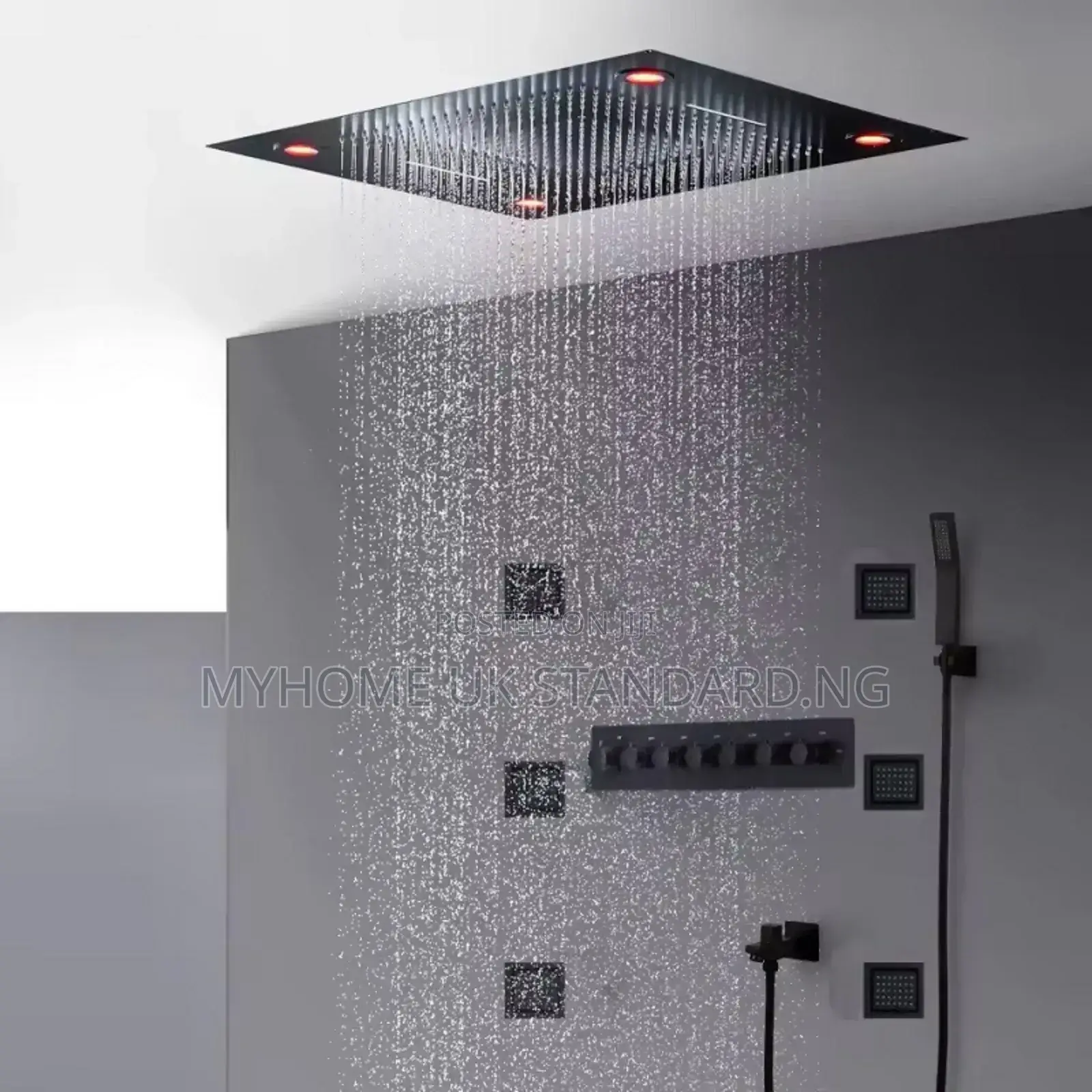 Luxury Thermostatic Shower Set With Steamers And Remote