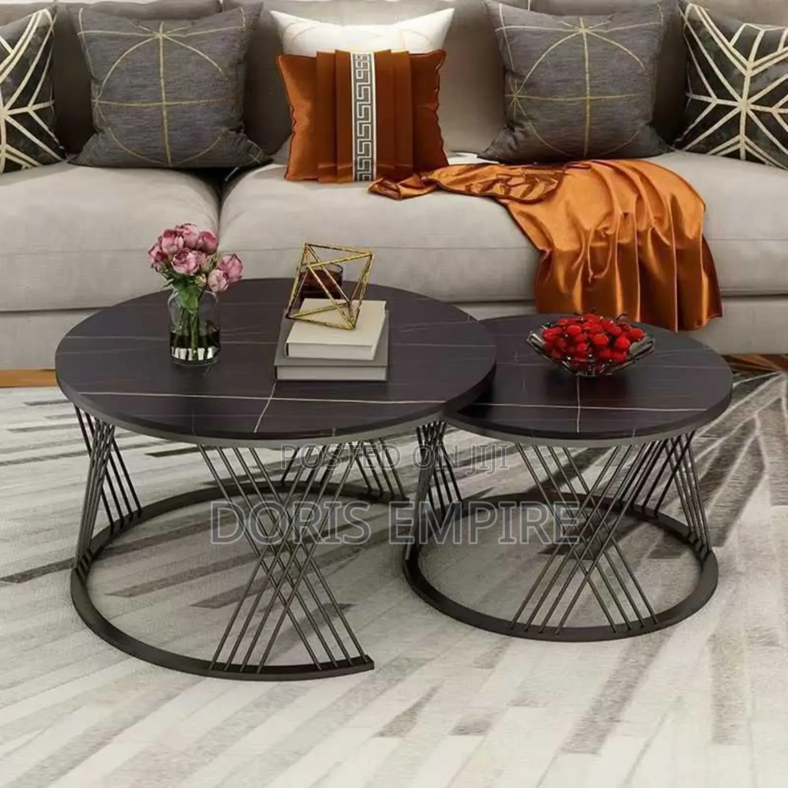 Qaulity Glamorous Round Nordic Nest Table