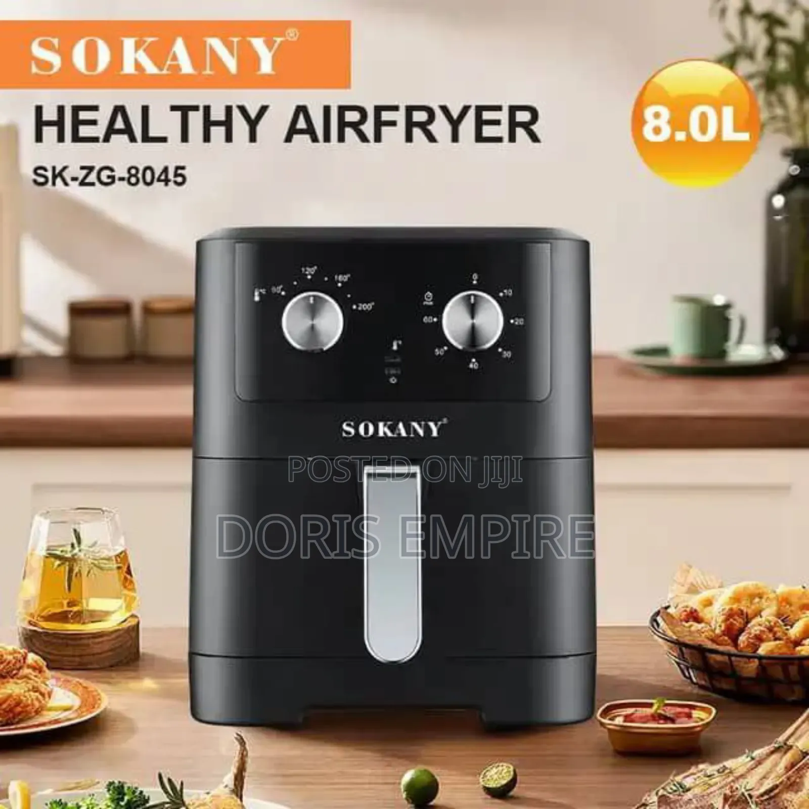 Qaulity Sokany 8l Air Fryer