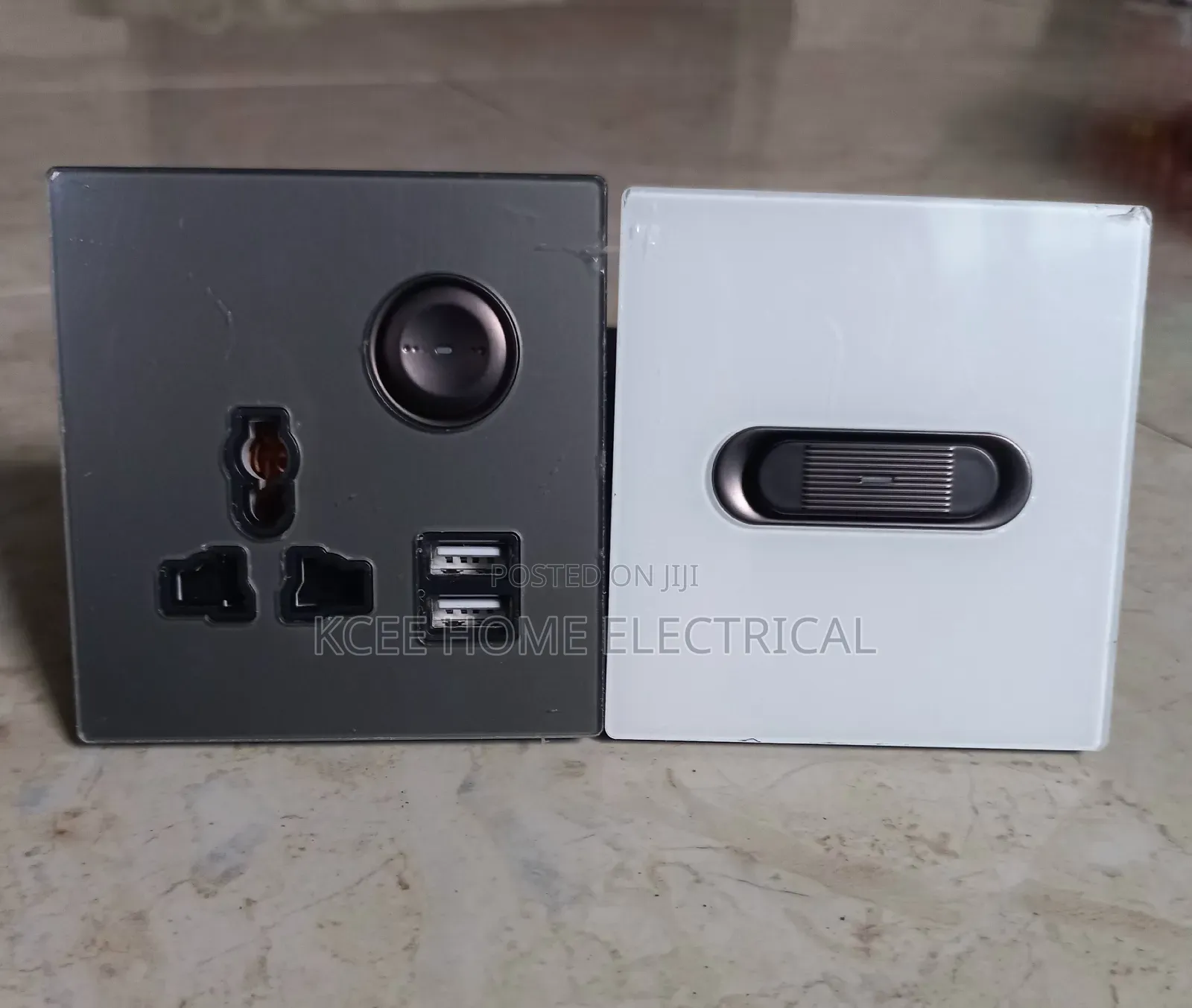 Luxuary Ulti 3 Gang Wall Switch Socket in Acrylic Finish
