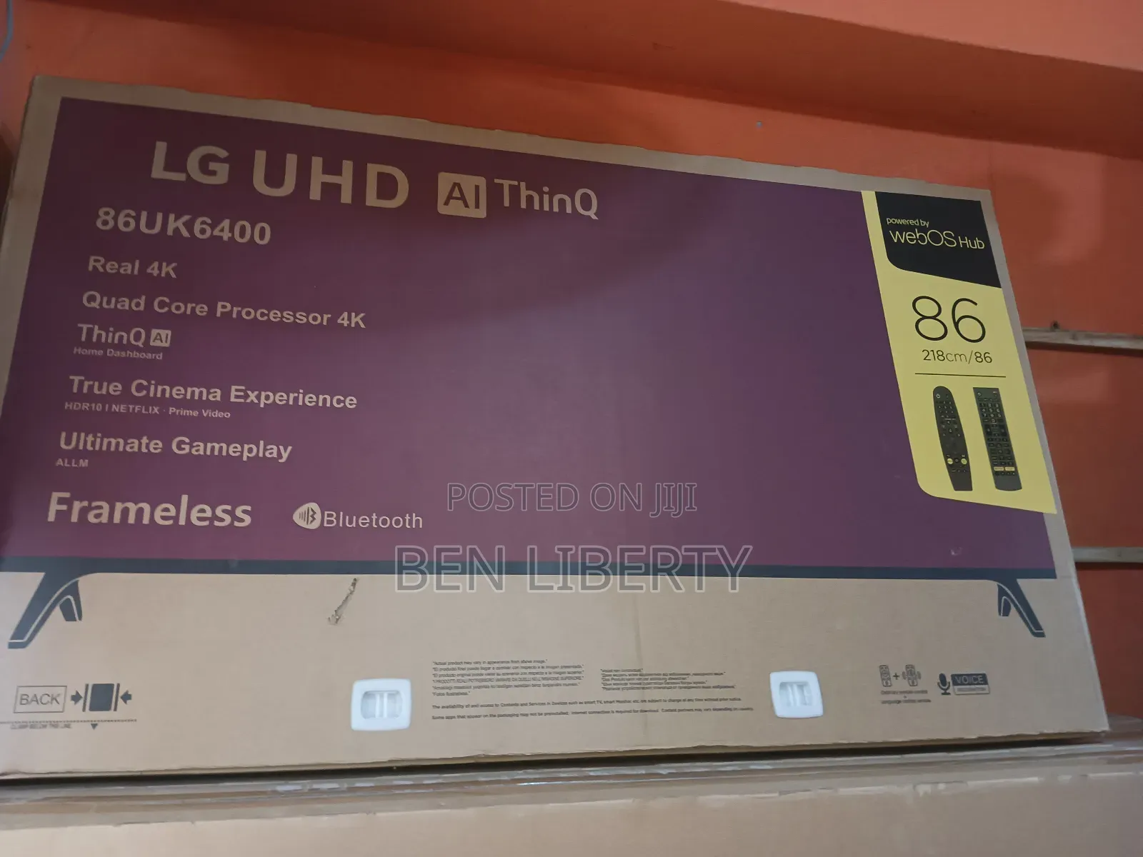 Lg 86 Inches Smart Real Tv