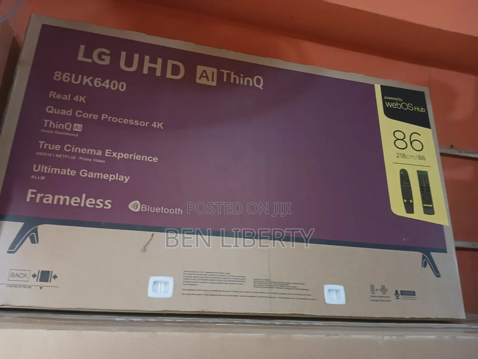 Lg 86 Inches Smart Real Tv
