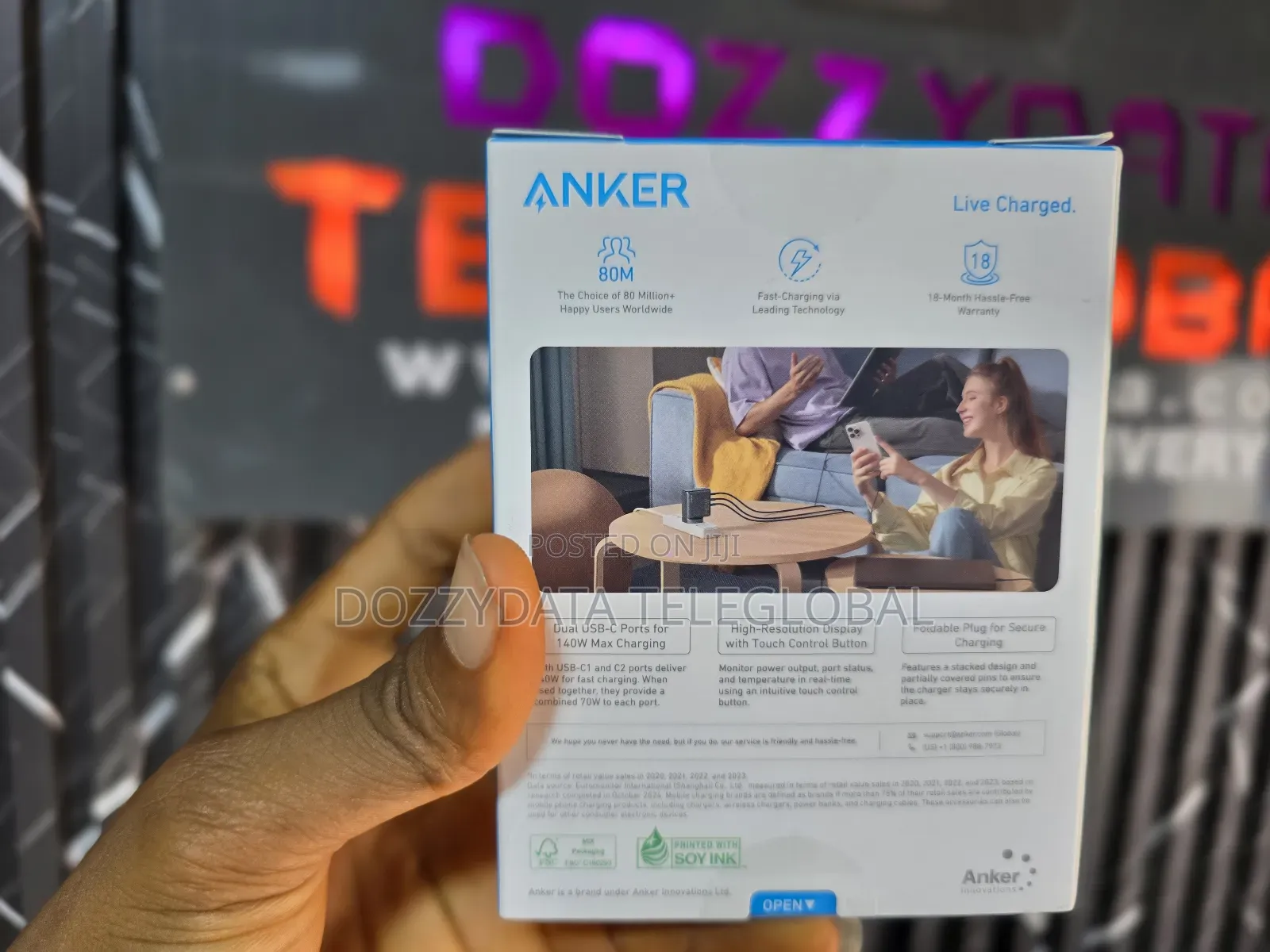 Anker 140w 4-Port Gan Charger