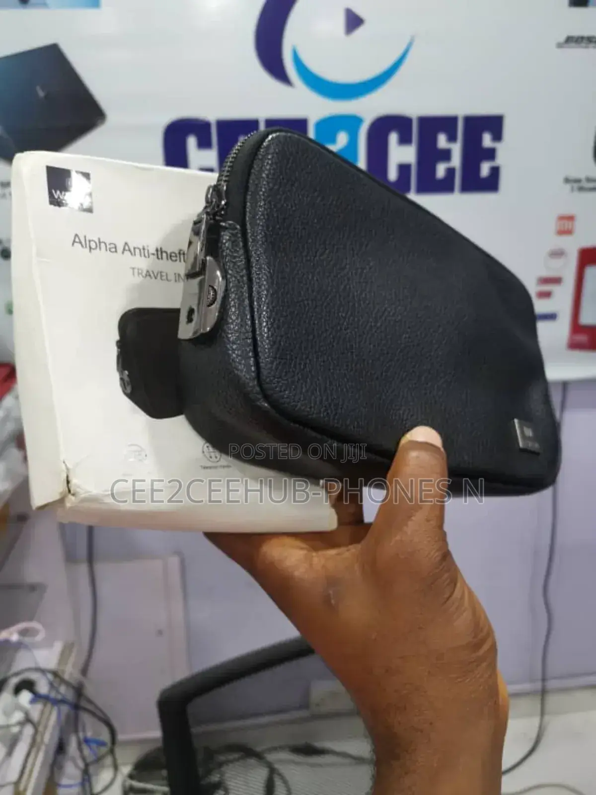 Alpha Anti Theft Clutch Bag