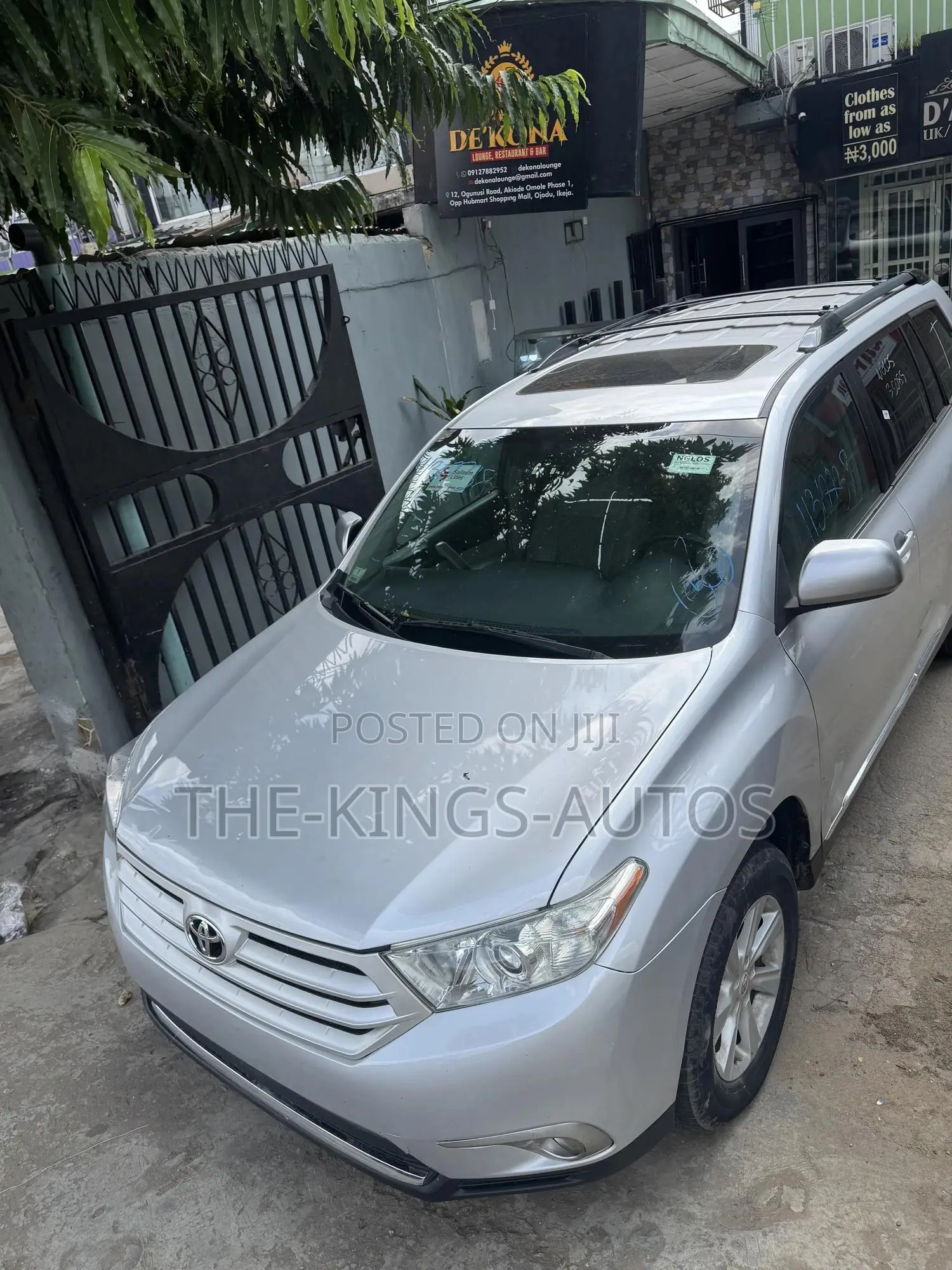 Toyota Highlander 3.5L 4WD 2013 Silver