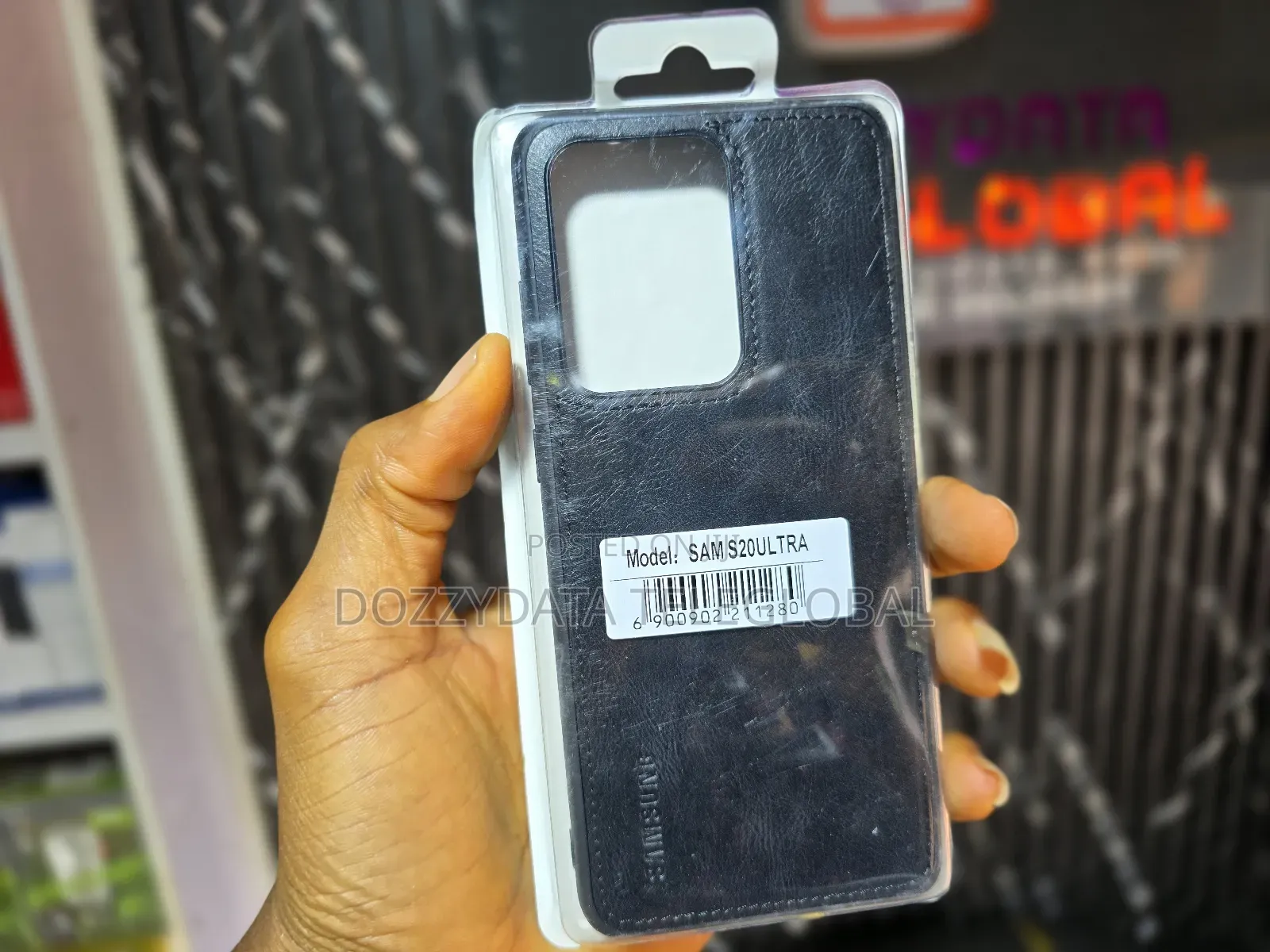 Samsung S20 Ultra Leather Case Cover