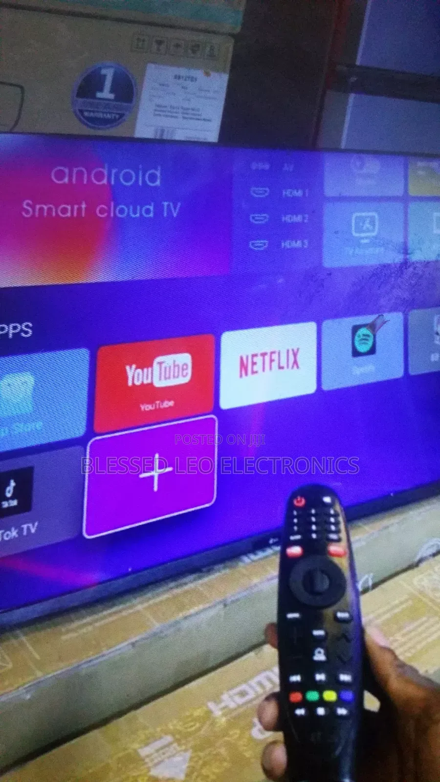 50 Inches Frameless Smart Tv With Upgrade Ram 8gb Rom
