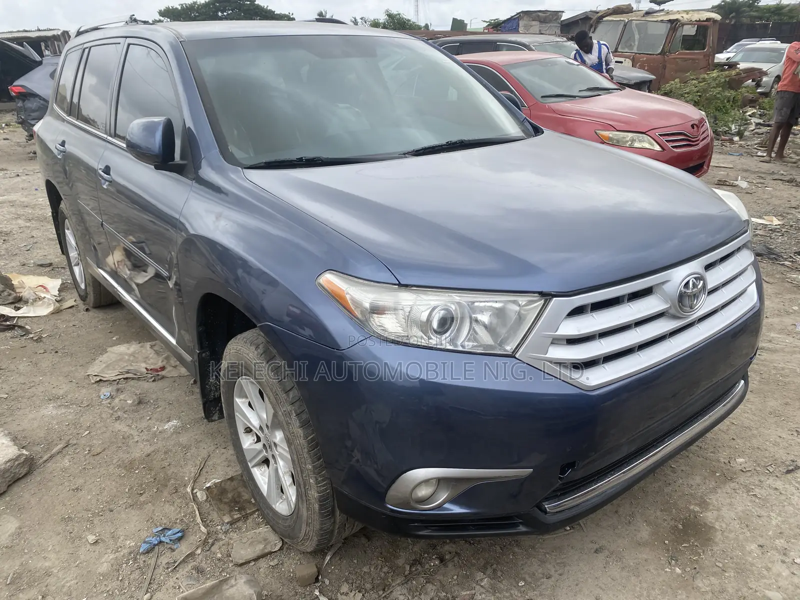 Toyota Highlander 2.7L 2WD 2013 Blue