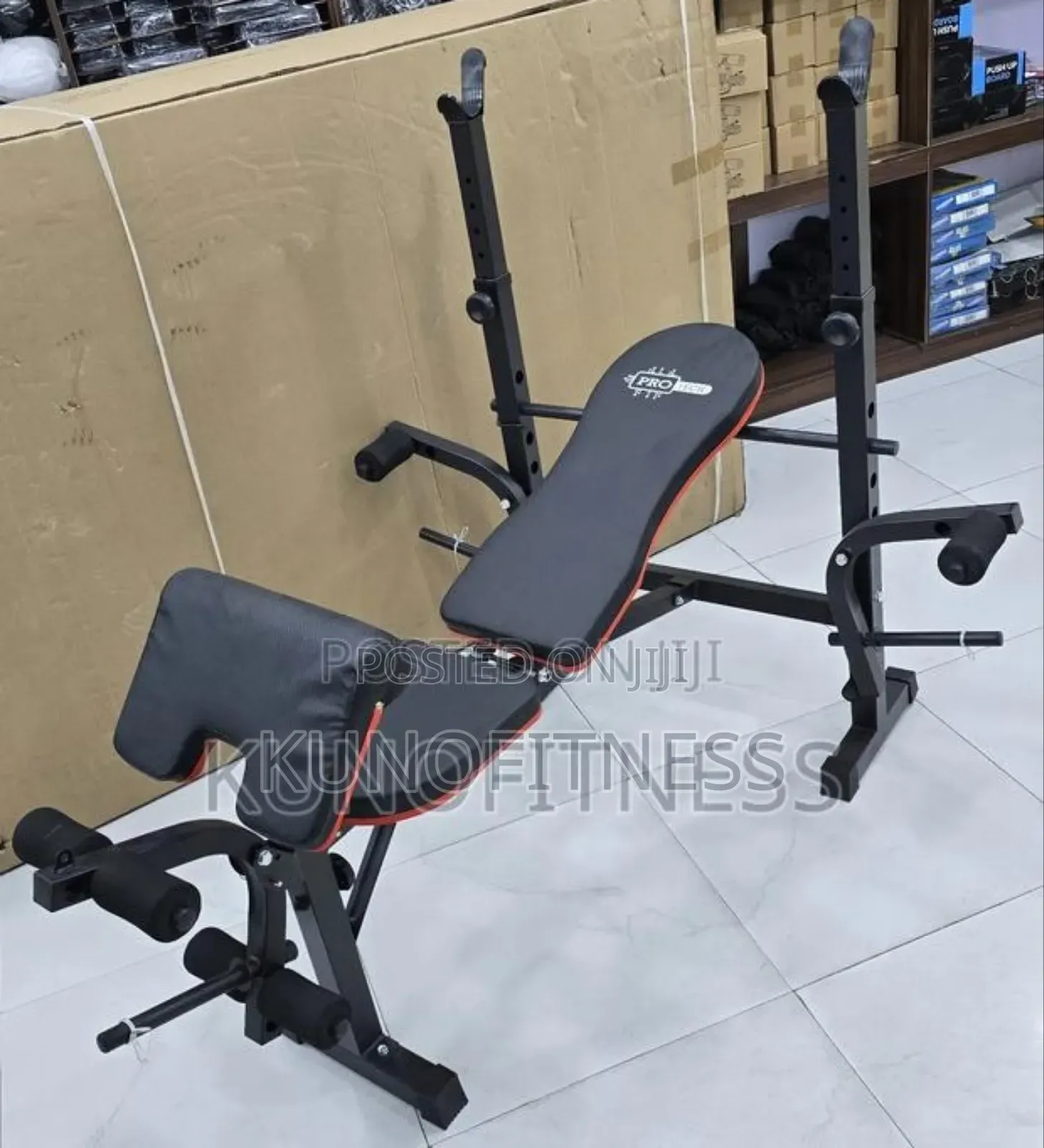 Foldable Adjustable Weight Bench, Semi Commercial Bench