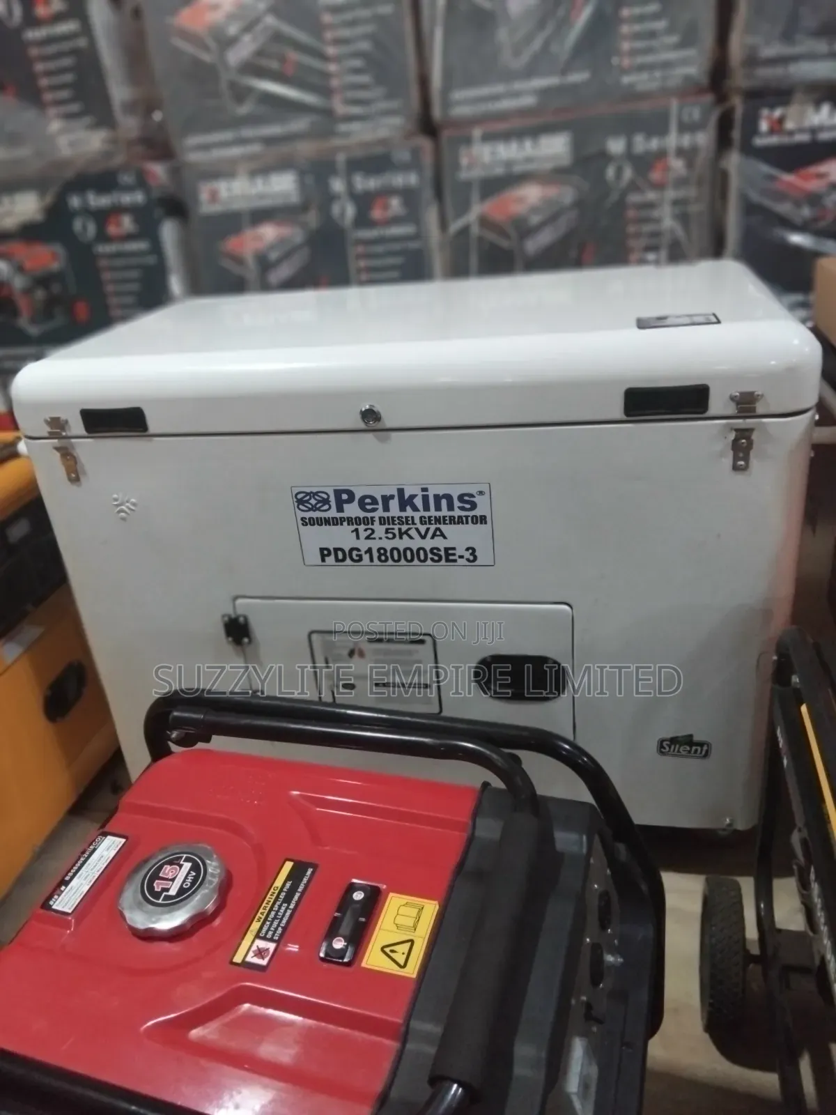 Perkins 12.5kva Soundproof Diesel Generator Copper Coil Engine