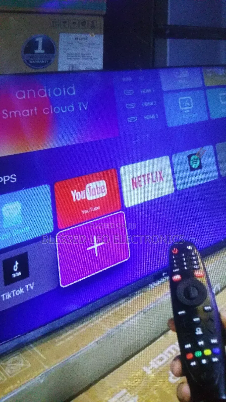 50 Inches With Unique and Sharp Building Showcase Tv