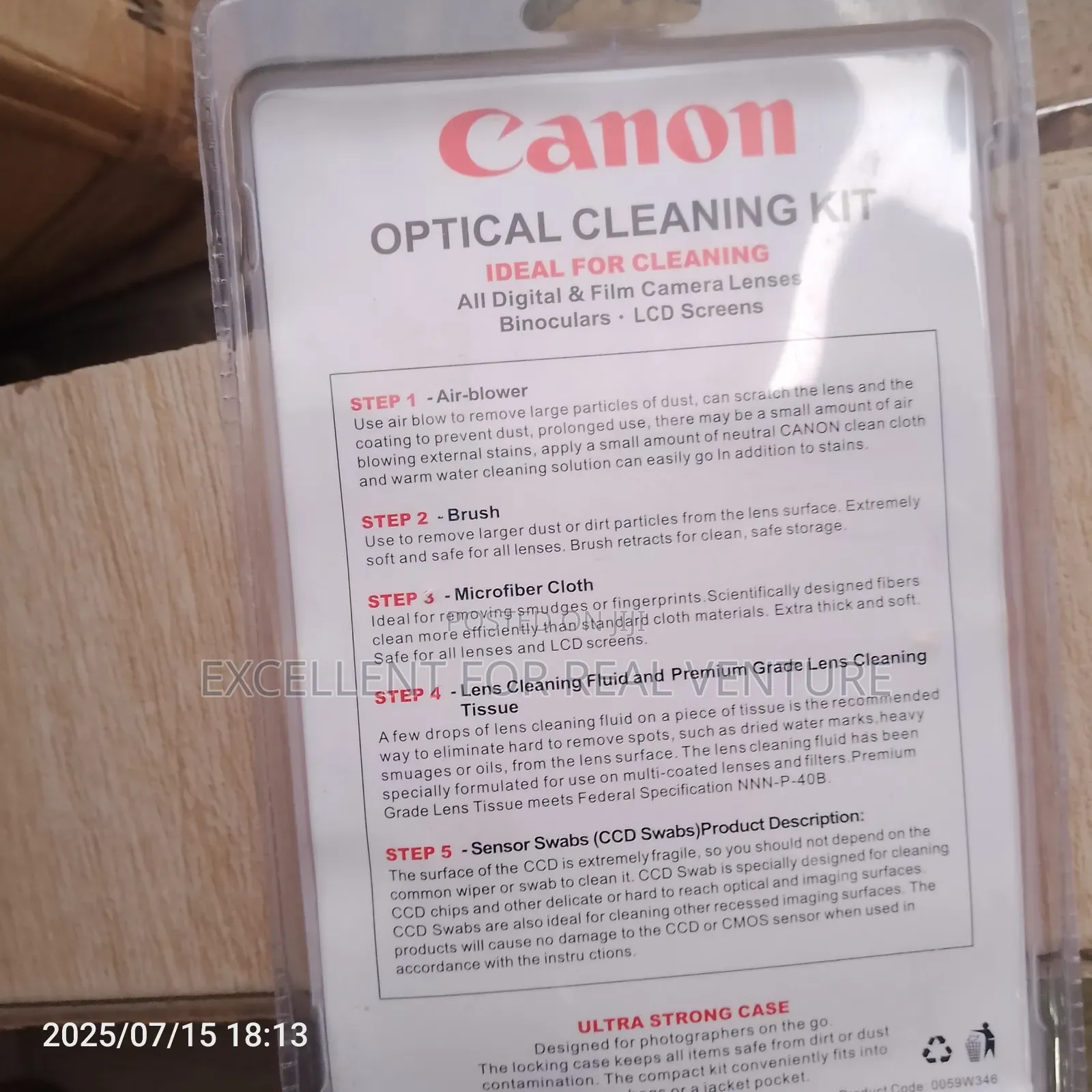 Canon Optical Cleaning Kit