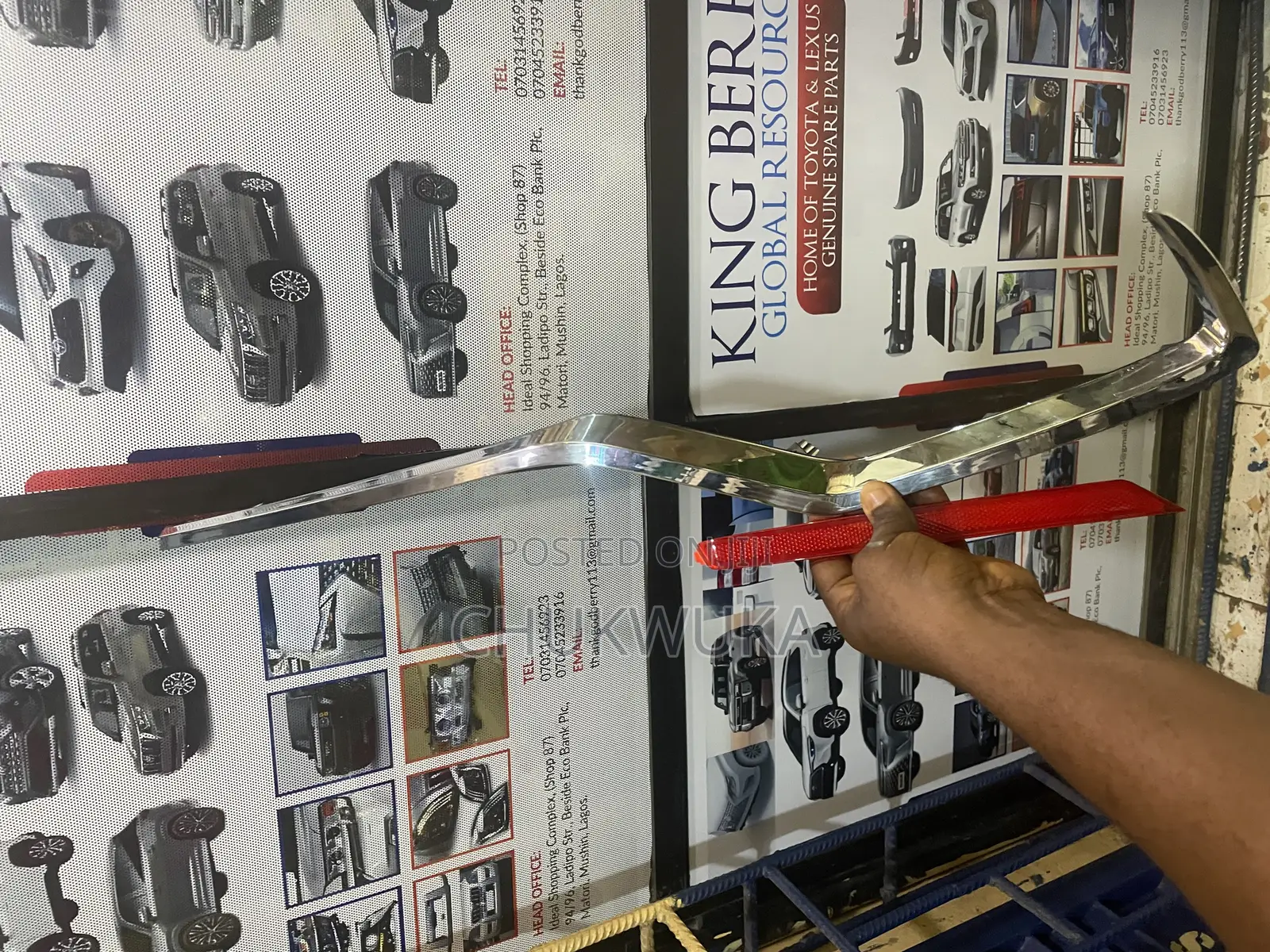 Back Bumper Crome Landcruiser 2024
