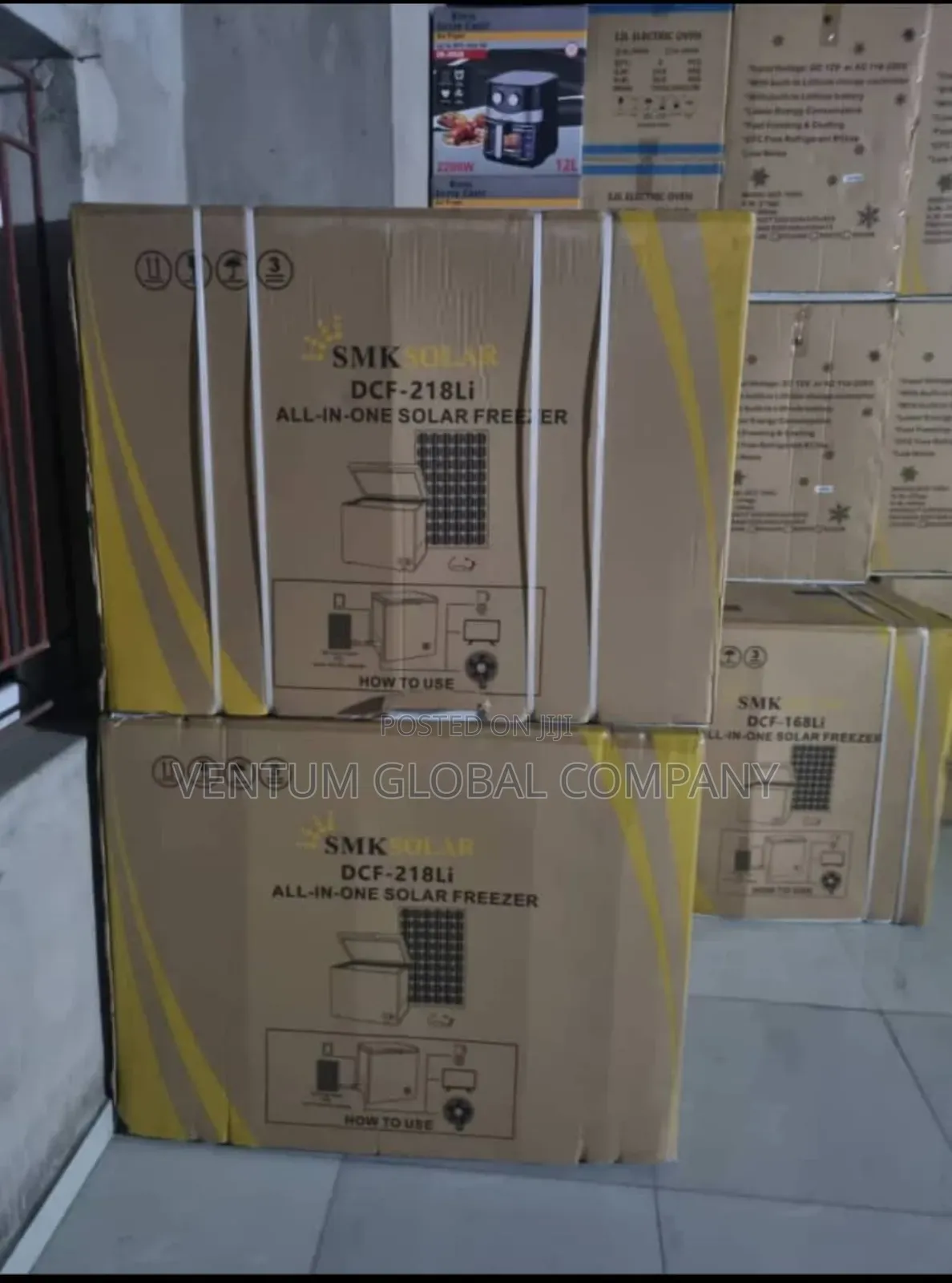 Solar Freezer All In One Stackable With Lithium Battery