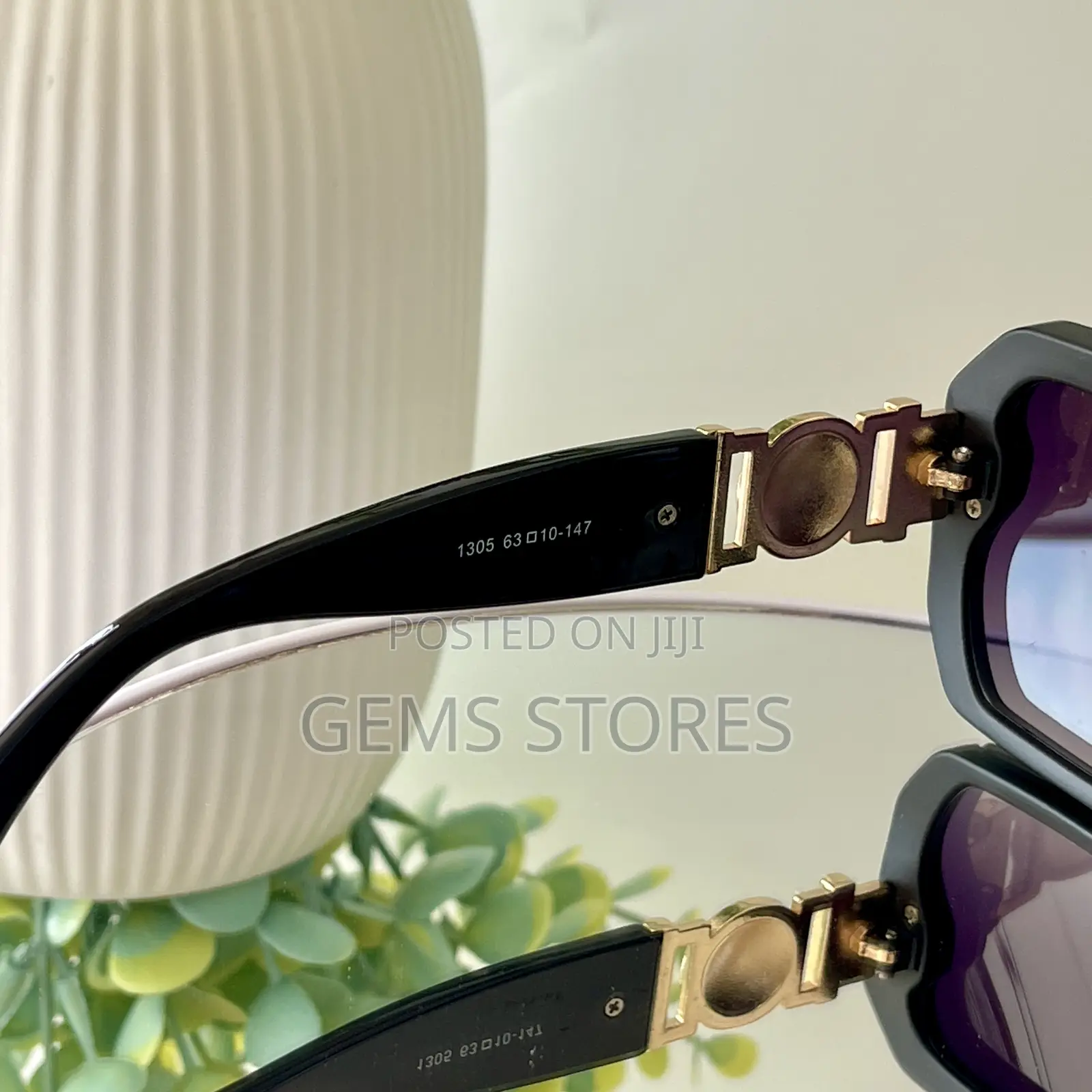 Luxury Versace-Inspired Designer Sunglasses –Geometric Frame